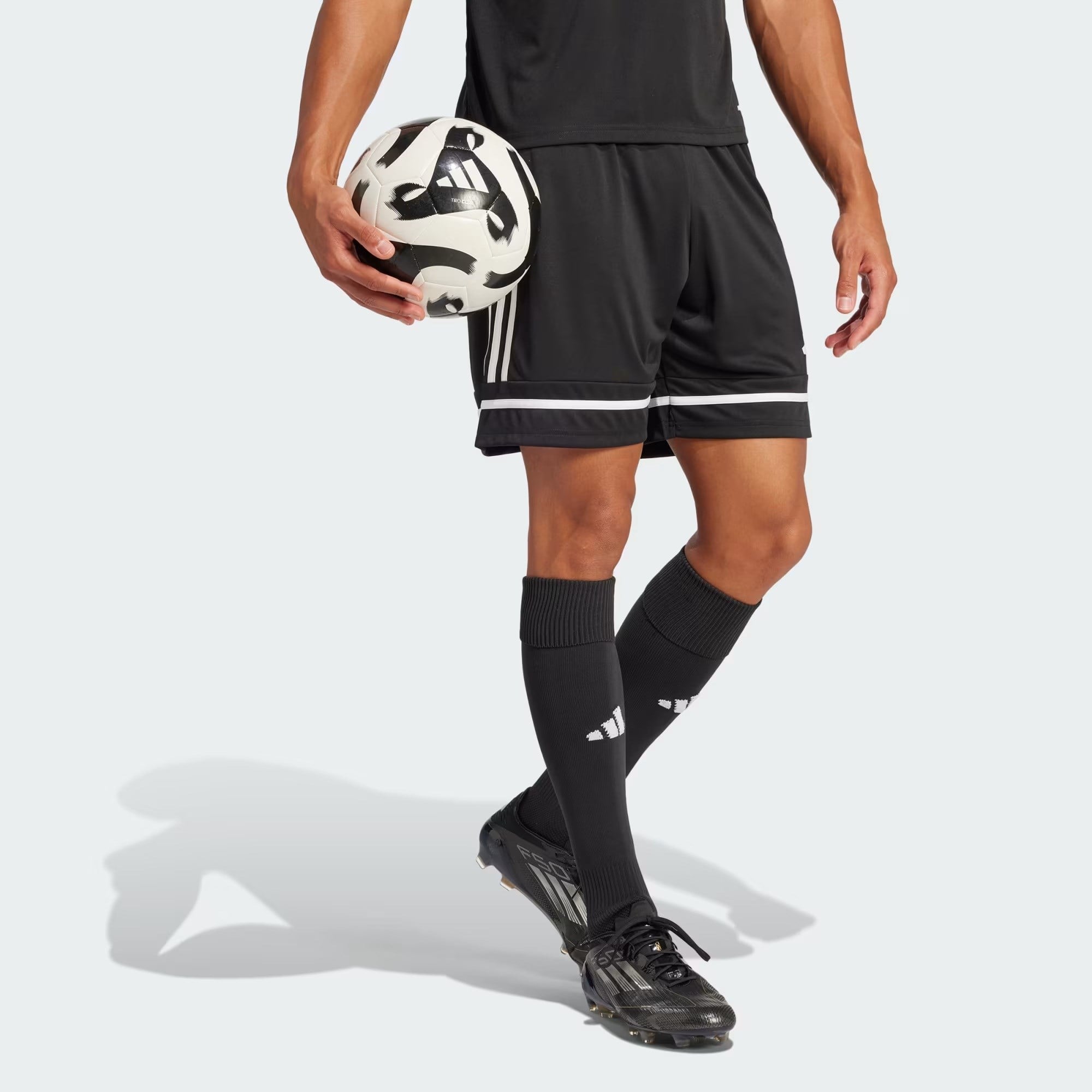 Adidas Squa25 Sho M Black/Black/Whıte Erkek Şort JN5469