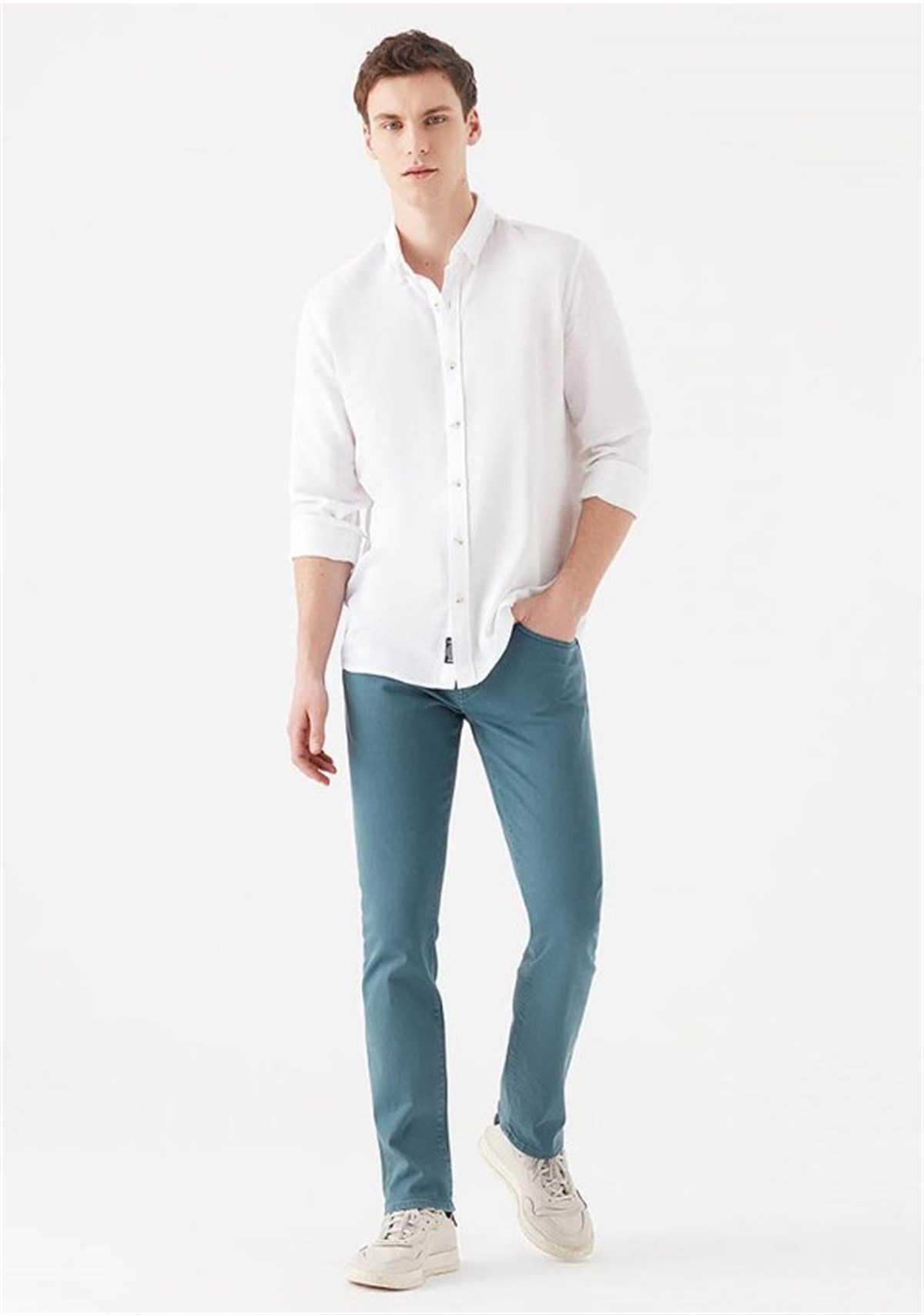Mavi Marcus Indian Teal Comfort Erkek Pantolon