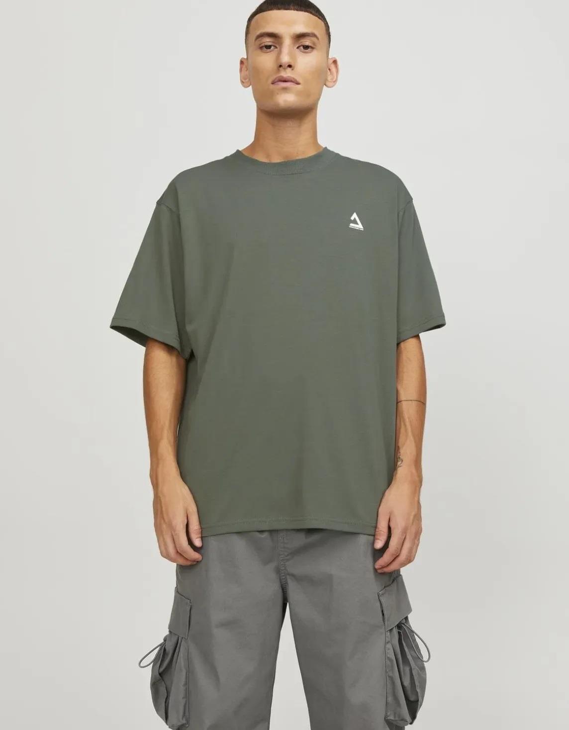 Jack&Jones  Jcotrıangle Tee Ss Crew Neck Sn Erkek T-Shirt 12253435