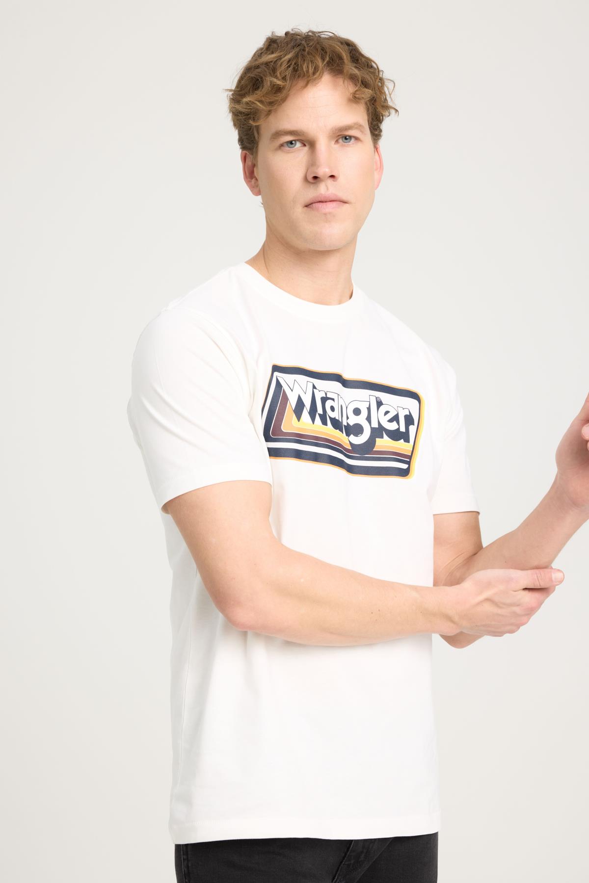 Wrangler Bisiklet Yaka Erkek T-shirt