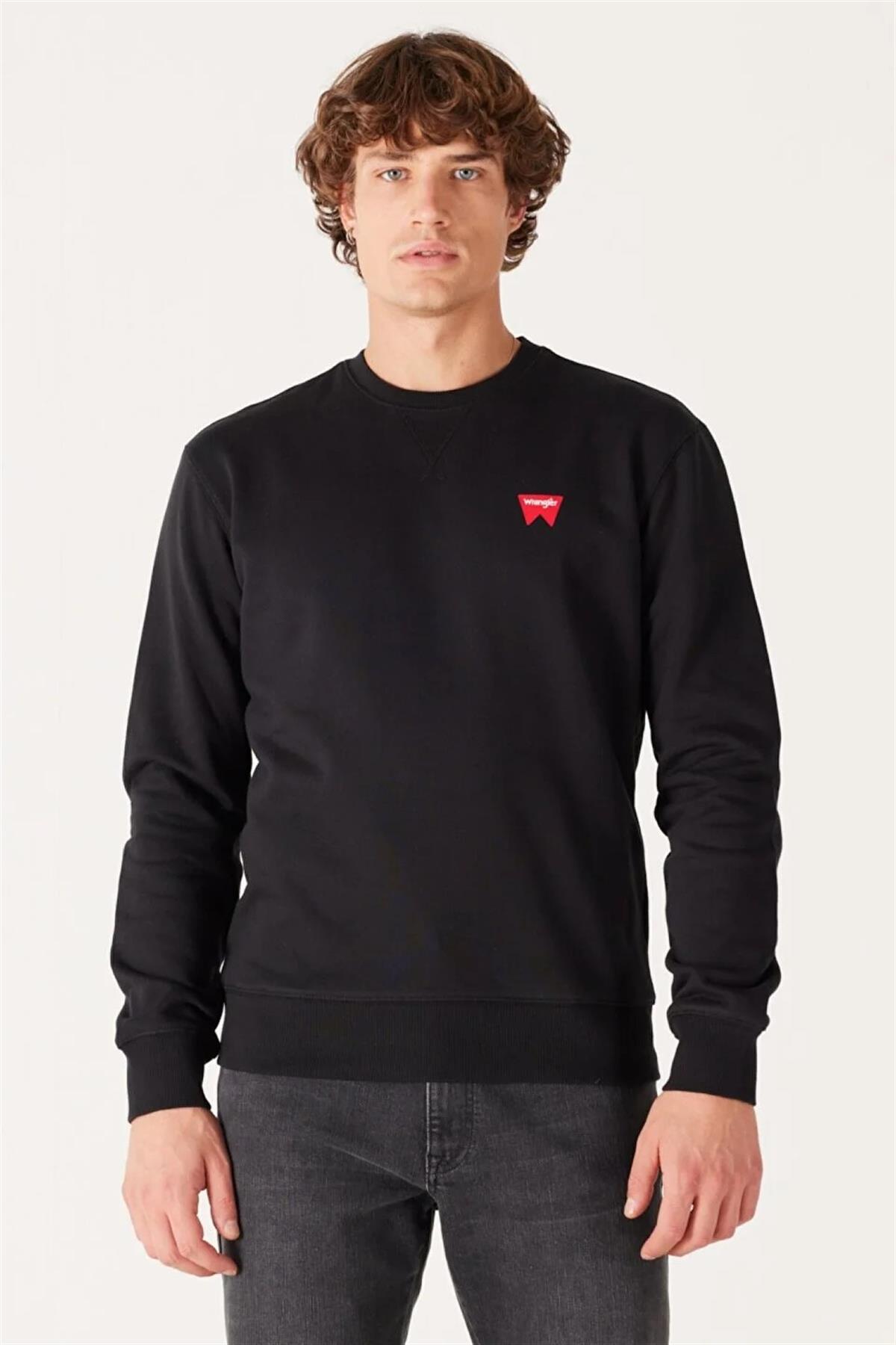 Wrangler Bisiklet Yaka Erkek Sweatshirt W661HA100