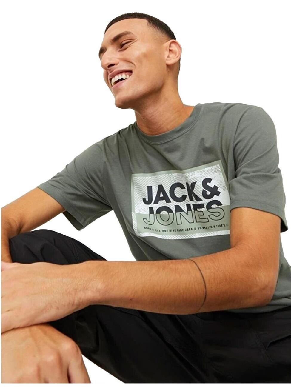 Jack&Jones Jcologan Tee Ss Crew Erkek T-shirt