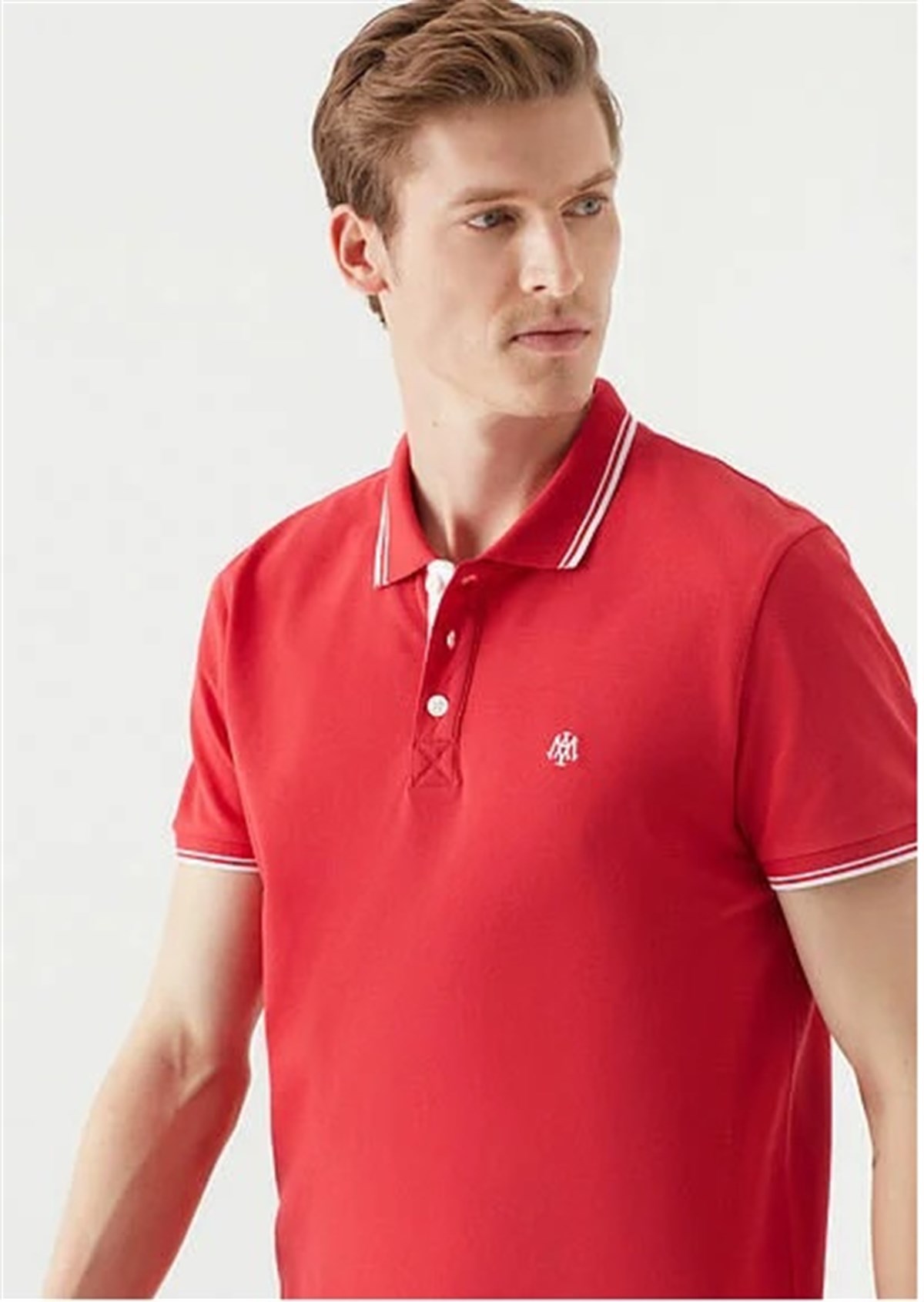 Mavi Polo Erkek  T-Shirt Kırmızı
