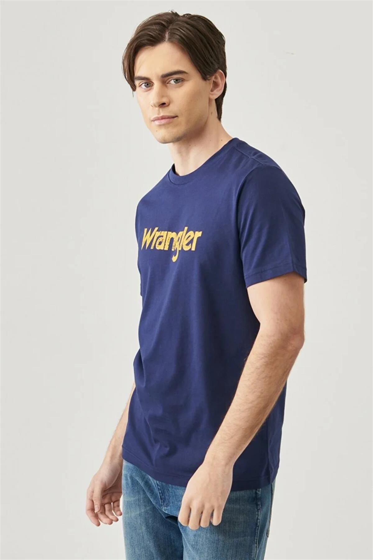 Wrangler Lightweight SS Logo Crew Neck Bisiklet Yaka T-shirt W211922410