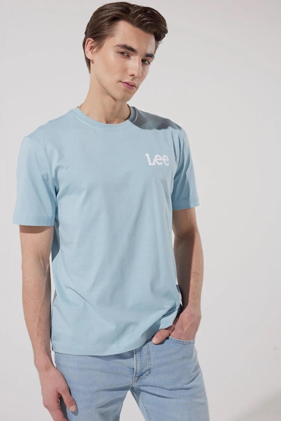 Lee Bisiklet Yaka T-shirt LL04FQUY