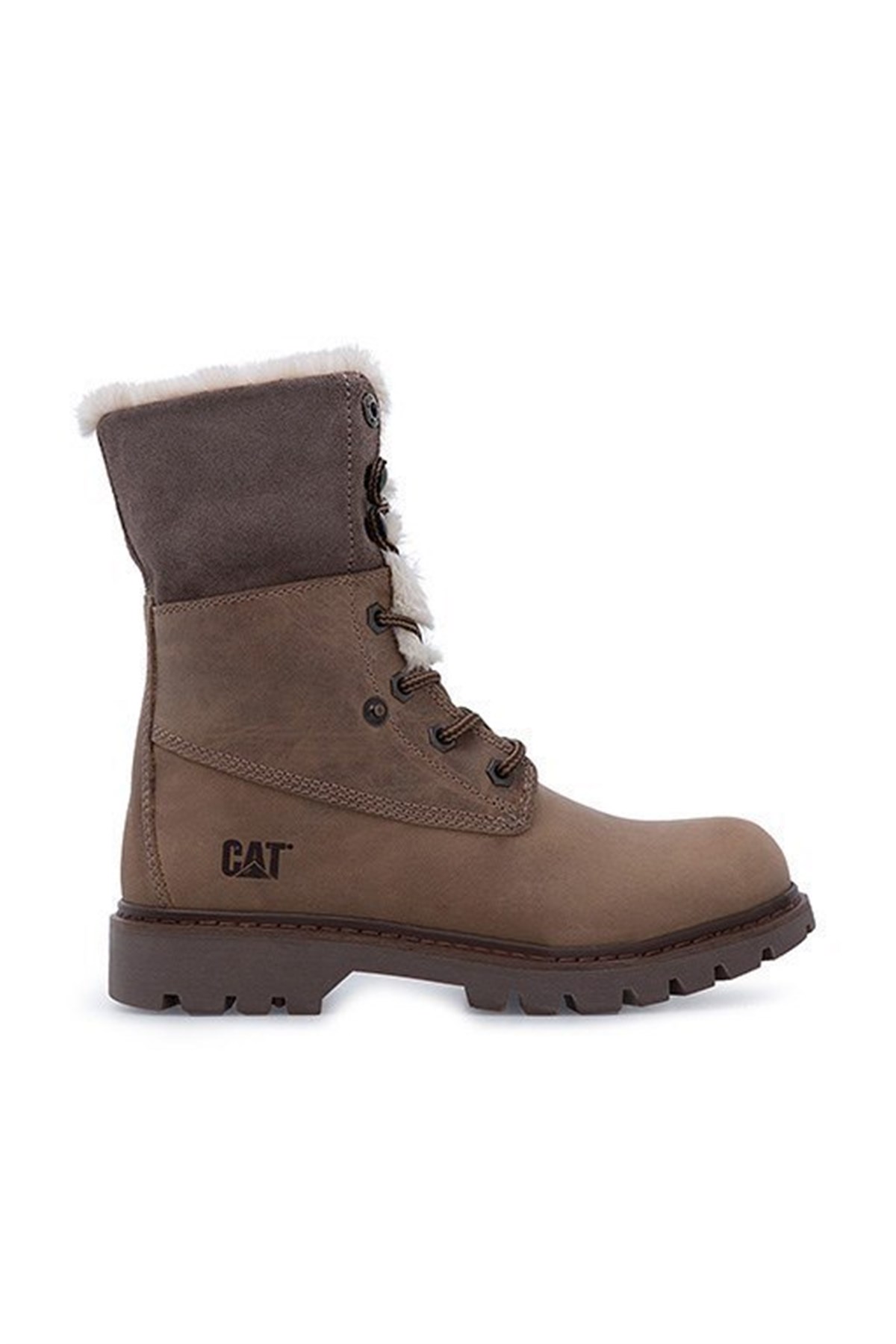 015Z101184NEBIMV3NEBIMV3|015Z101184|BEIGECATERPİLLAR UTAH FUR KADIN BOT - 015Z101184-BEIGE