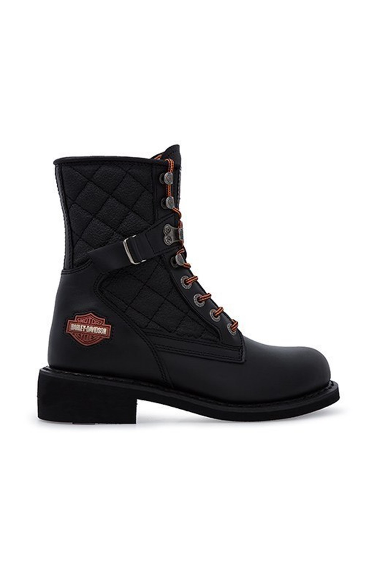 025G100078NEBIMV3NEBIMV3|025G100078|BLACKYHARLEY DAVİDSON NEW WORKER KADIN BOT - 025G100078-BLACK YAĞLI DERİ