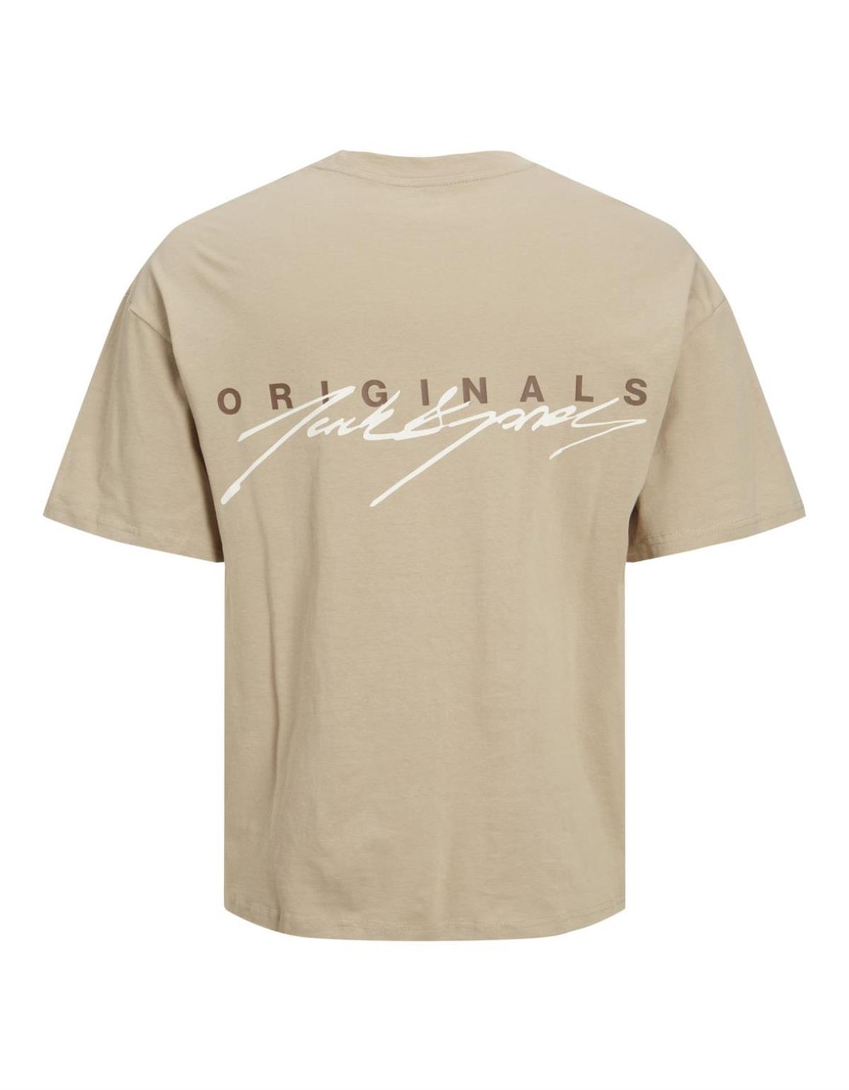 Jack&Jones Jorscrıptıng Tee Ss Crew Neck Blk Erkek T-Shirt 12230181