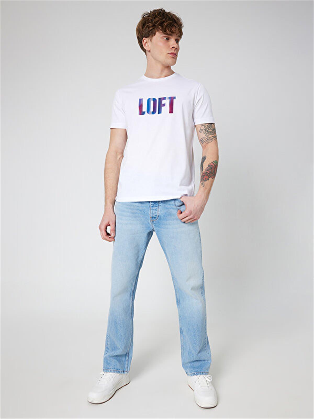Loft Whıte Erkek T-shirt LF2031895