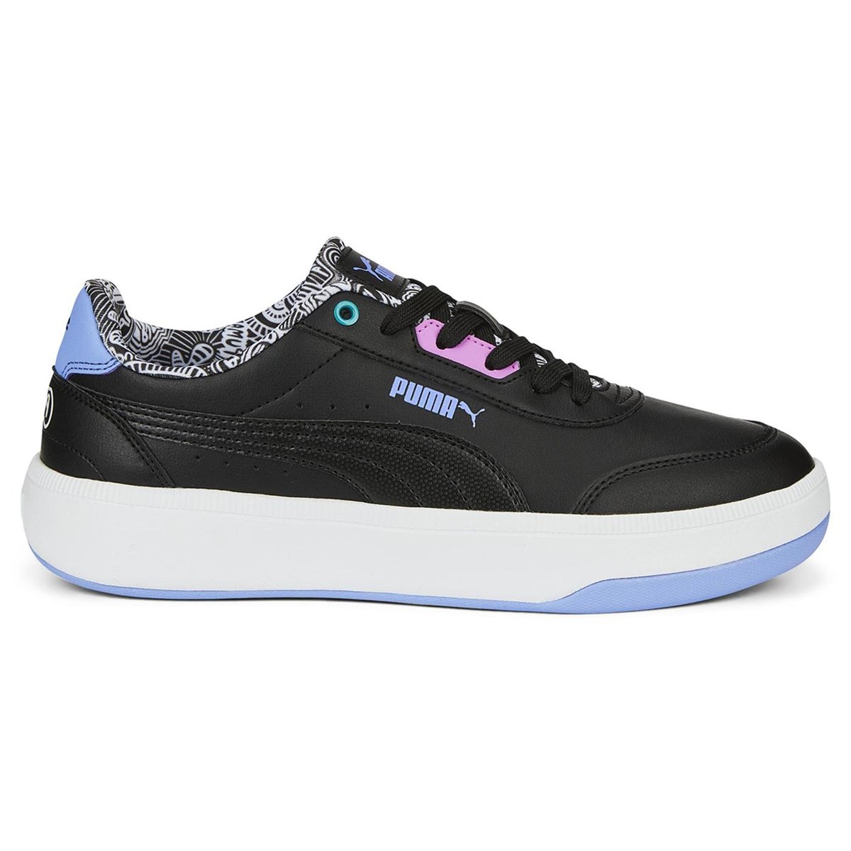 Puma Tori Me Happy Puma Black-Elektro Purple- Kadın Günlük  Ayakkabı   38638402