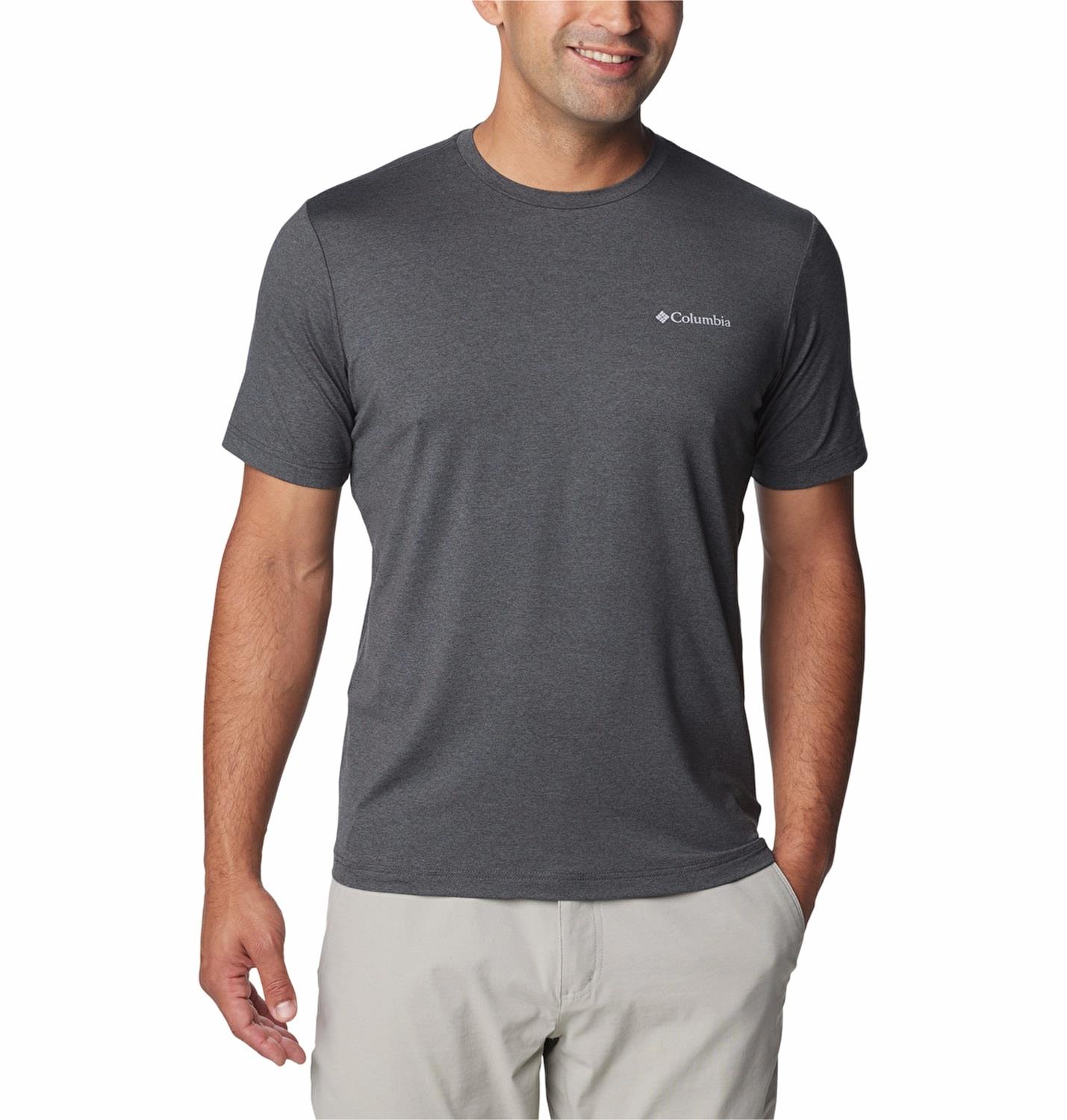Columbia Tech Traıl Crew Neck Iı Kısa Kollu Teknik Erkek T-Shirt AO5545_011