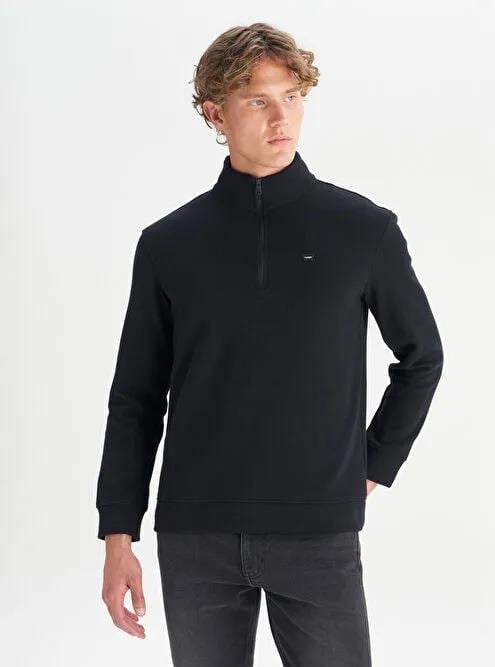 Wrangler Erkek Half  Zip Erkek Sweatshirt  W2520532001