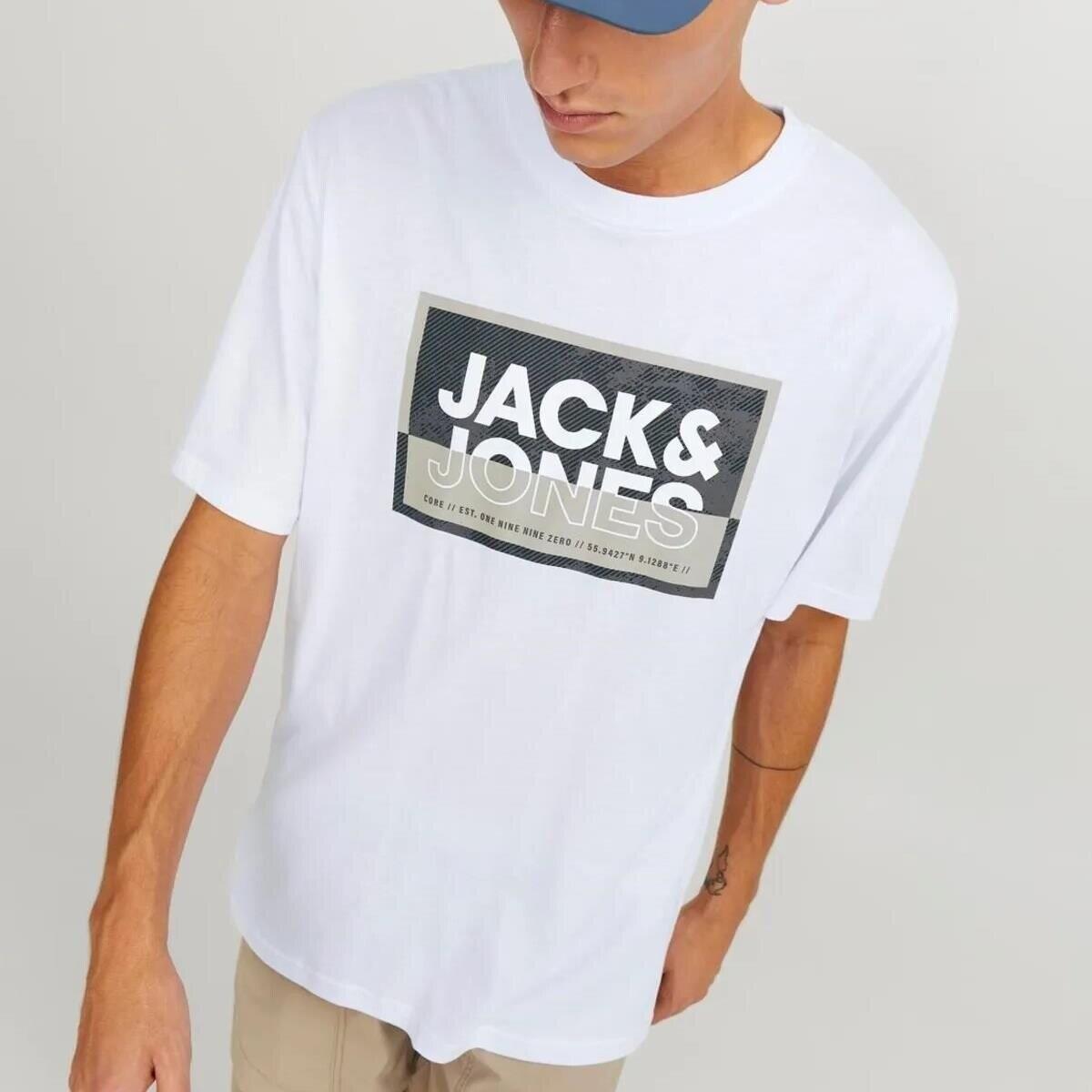 Jack&Jones Jcologan Tee Ss Crew Erkek T-shirt