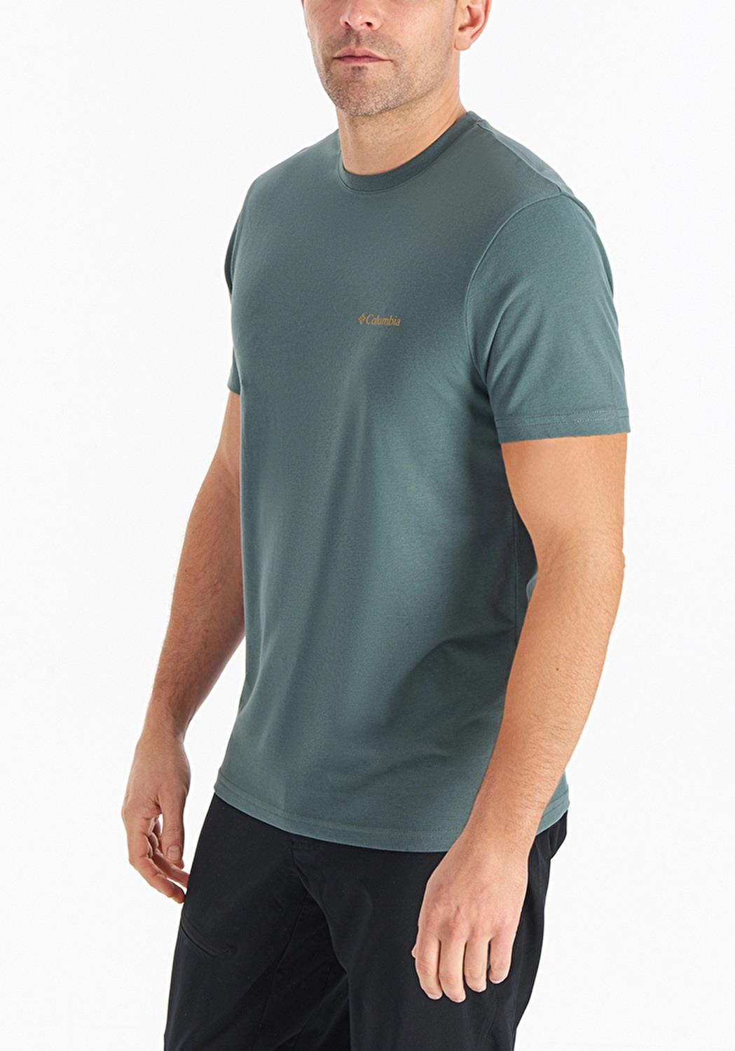 Columbia Csc M Basıc Sm Logo Brushed Ss Tee Kısa Kollu Erkek T-Shirt CS0282_353