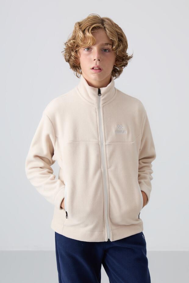 Tommy Life Erkek Çocuk  Dik Yaka Polar Sweatshirt