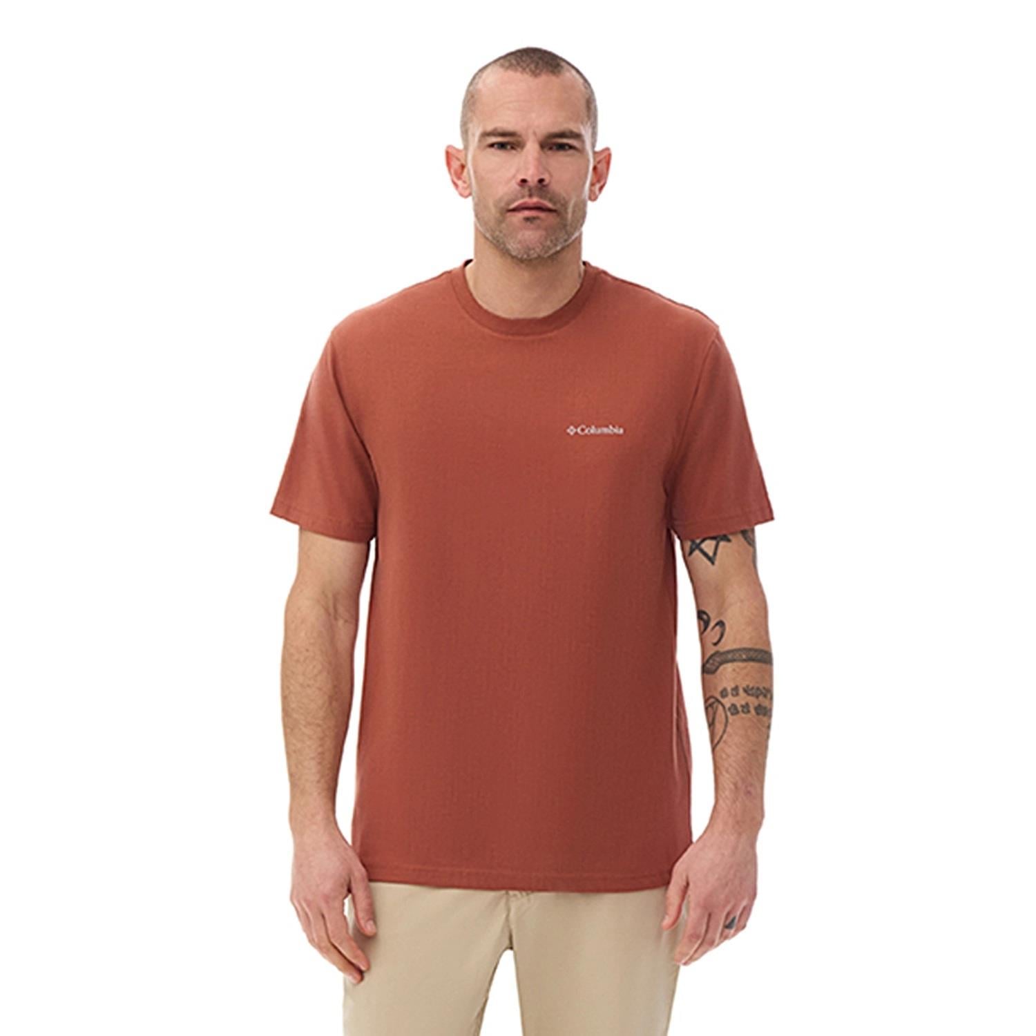 Columbia  Csc M Basıc Sm Logo Brushed Ss Tee Erkek Kısa Kollu T-Shirt