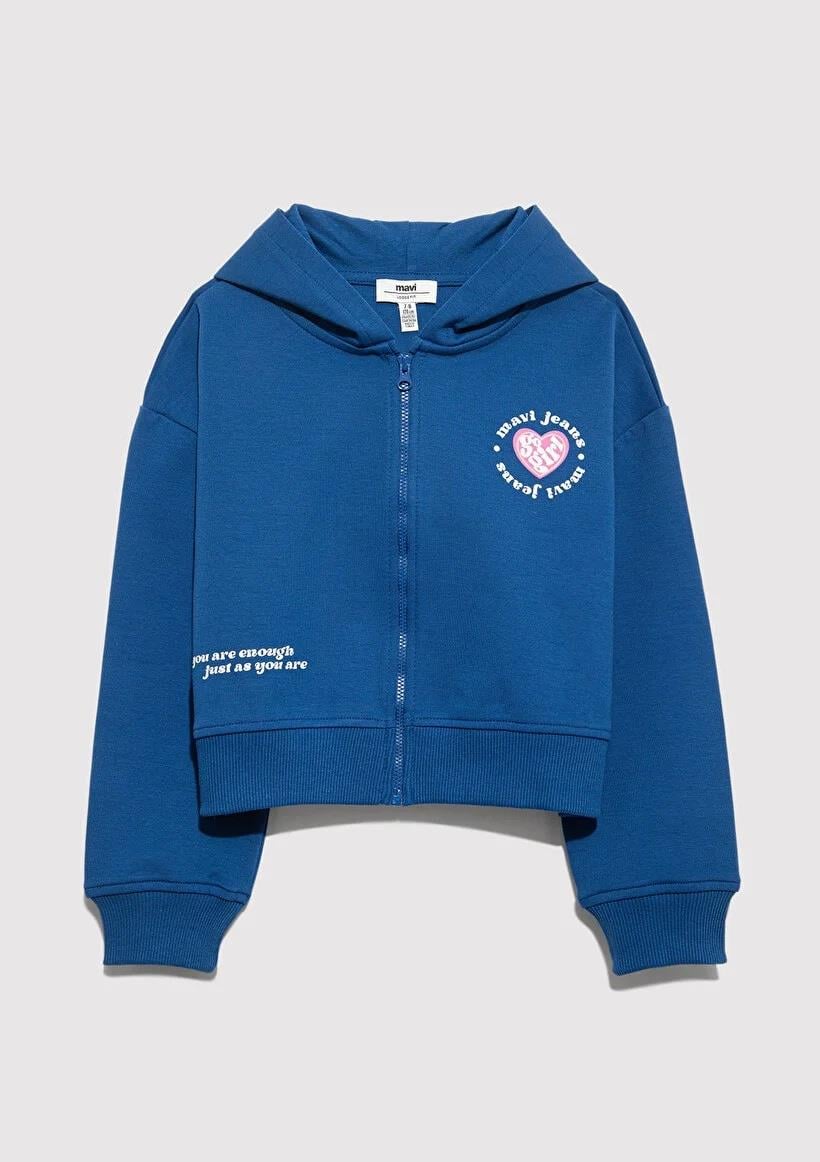 Mavi Jeans Baskılı Kapüşonlu Sweatshirt-7S10172-70770