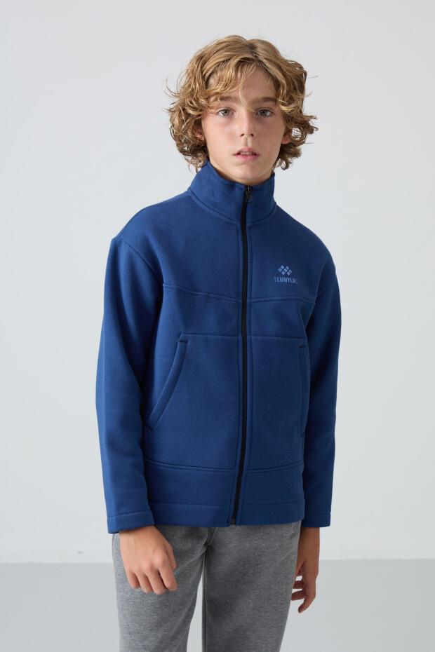 Tommy Life Erkek Çocuk Tam Fermuarlı Sweatshirt