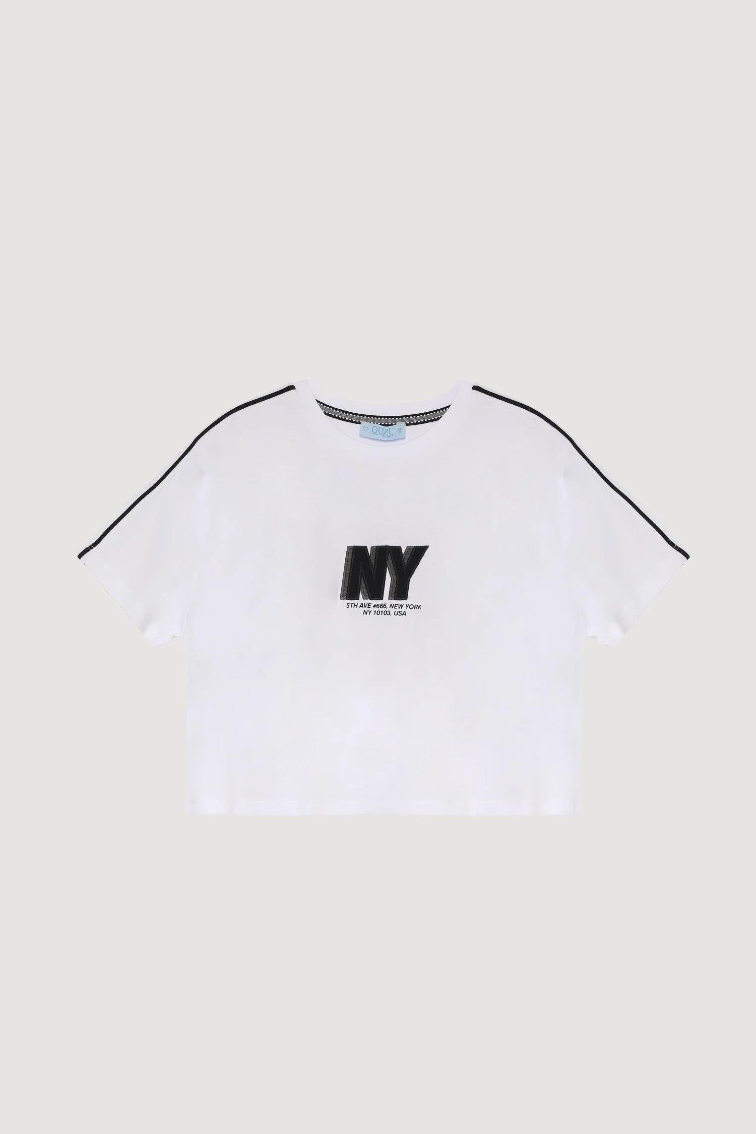 Quzu Aplike Detaylı T-shirt 25YTSH00508