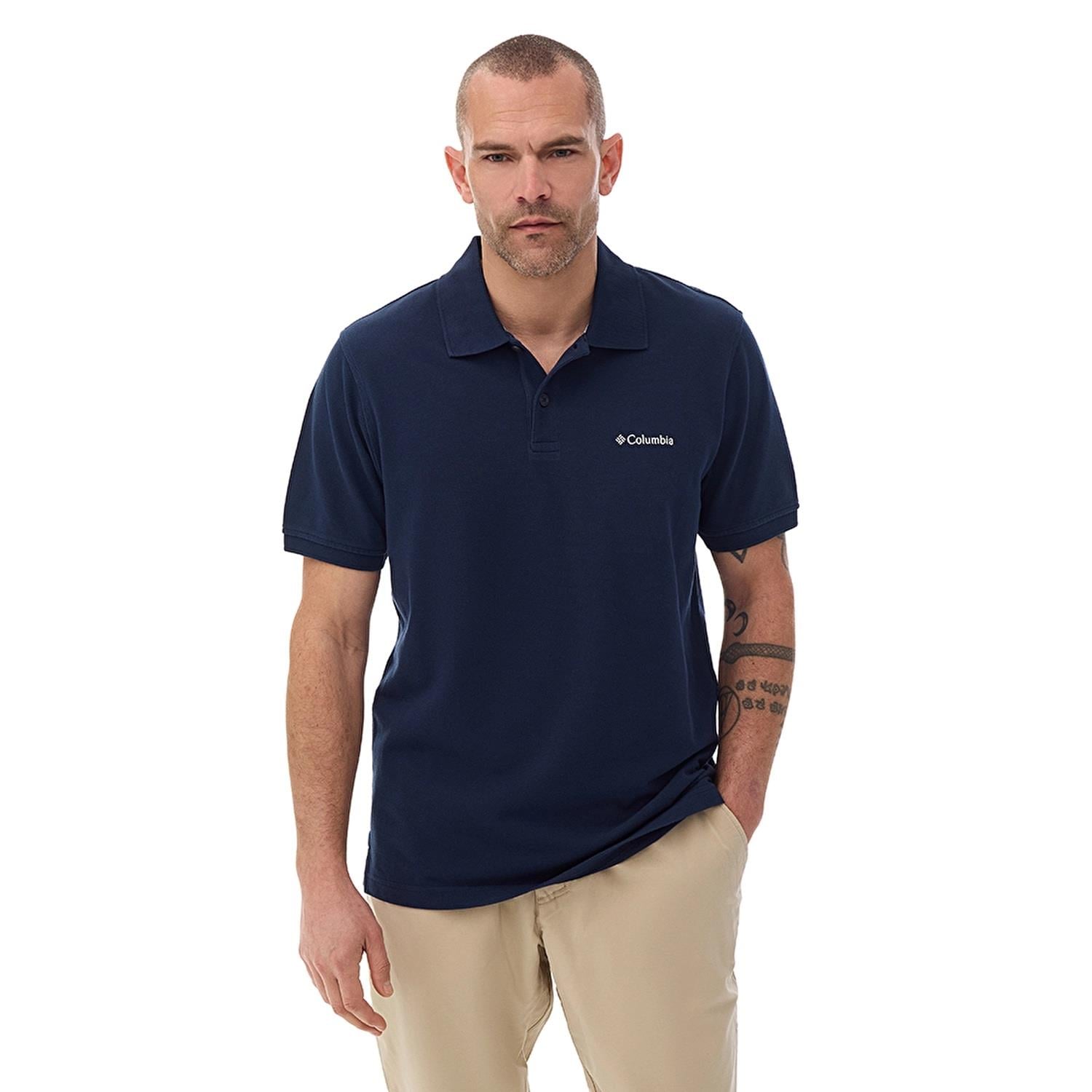 Columbia  M Cascade Range Solıd Erkek Kısa Kollu Polo T-Shirt