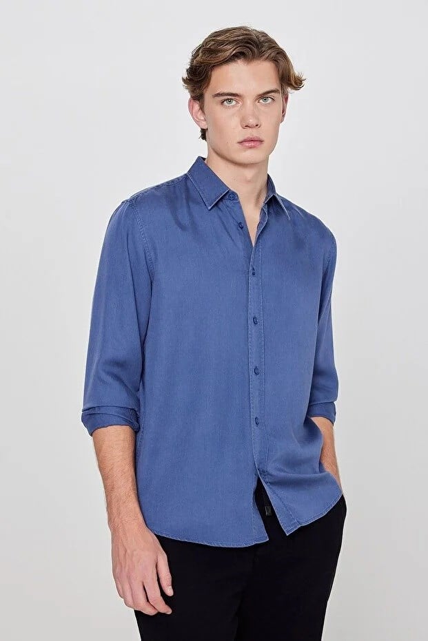 Lee Tencel Regular Erkek Gömlek L2610084TF