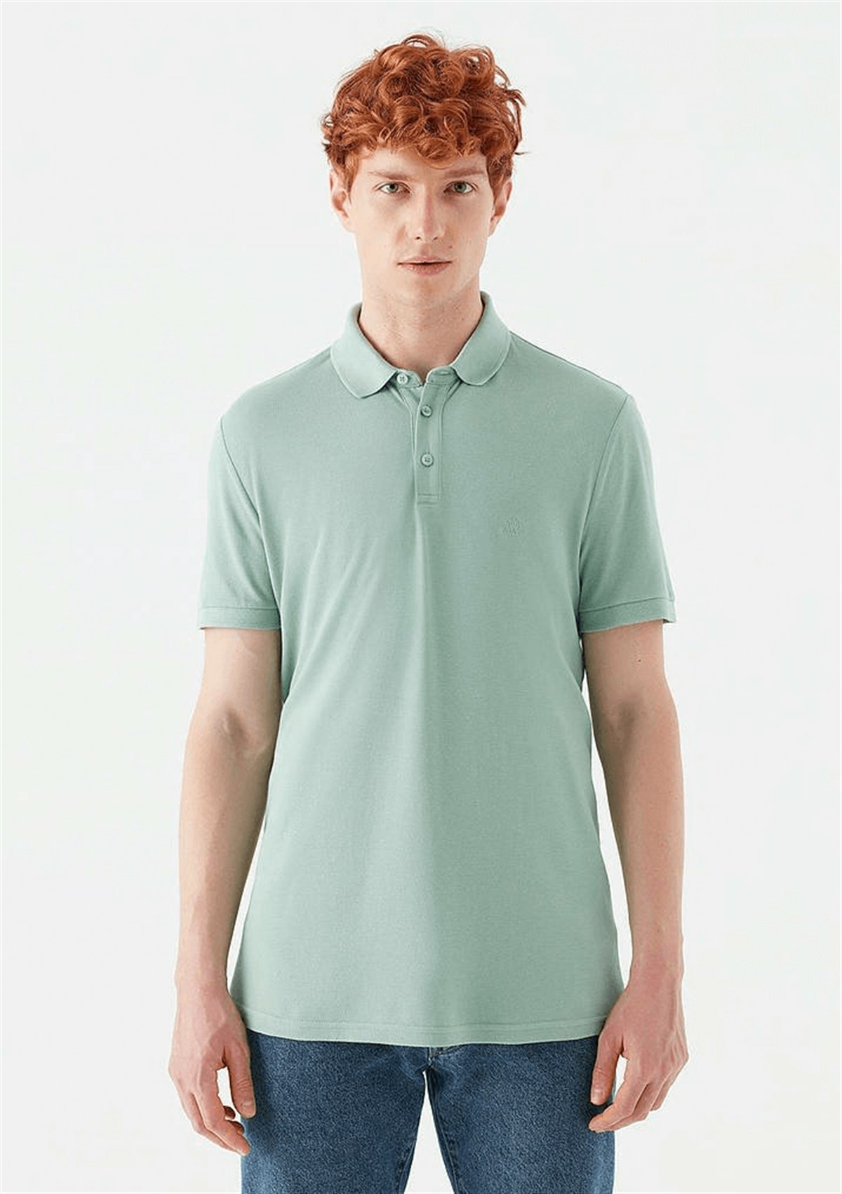 Mavi Polo T-Shirt Granit Yeşil Erkek T-Shirt