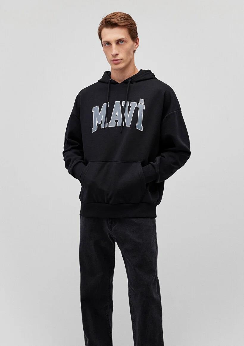 Mavi Logo Baskılı Erkek Sweatshirt 067149-902