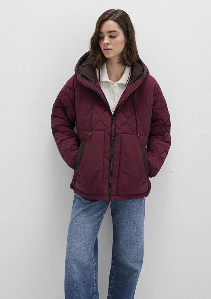 Mavi Kapşonlu  Maroon Banner Kadın Mont 1110499-90705