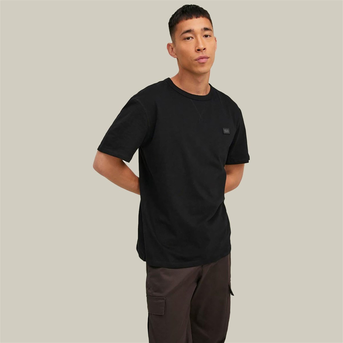 Jack&Jones Jcoclassic Waffle Badge Tee Ss Noos 12214066