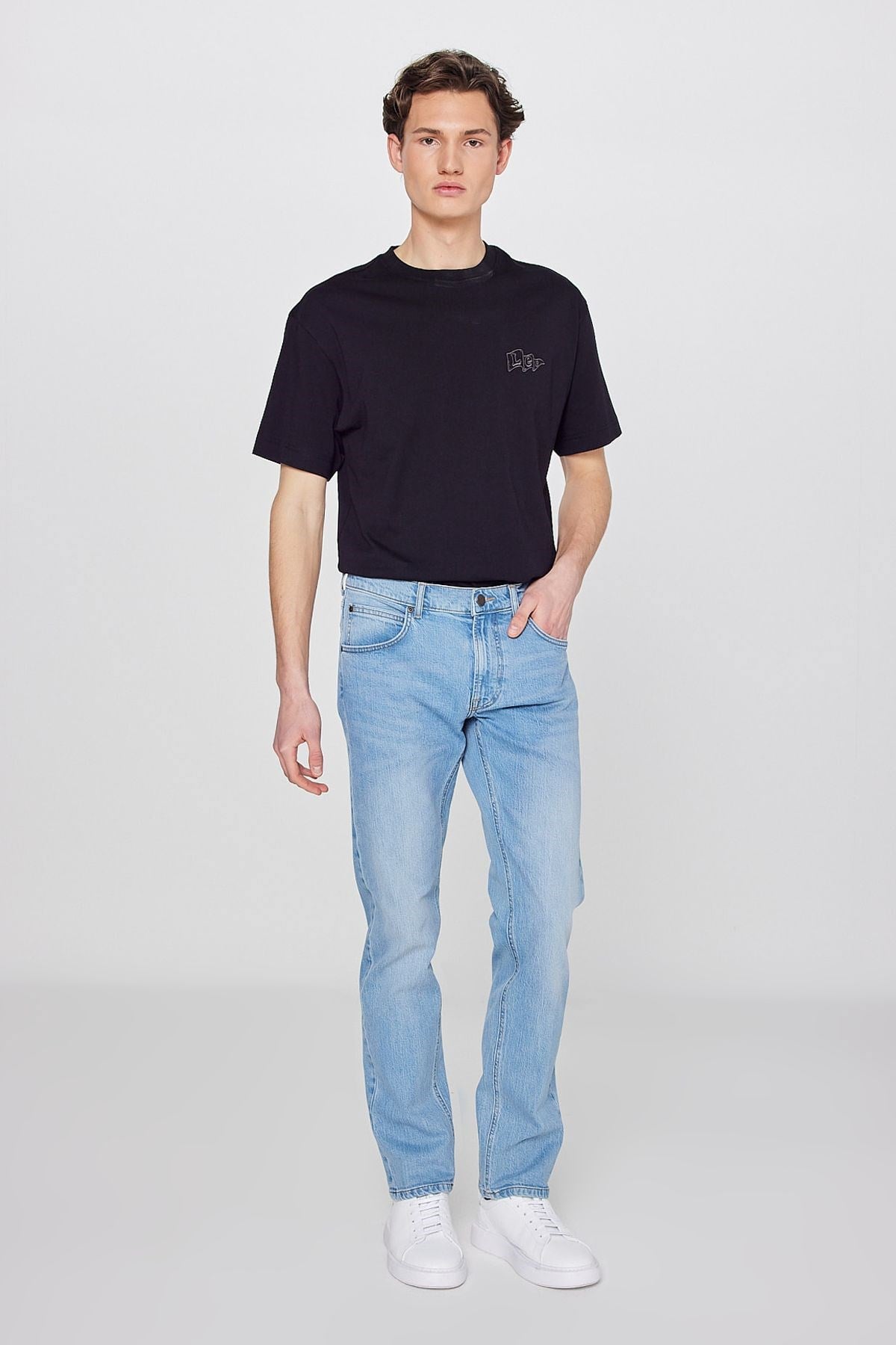 Lee L707 Daren Straight Fit Normal Bel Jean Pantolon ML707KNMB