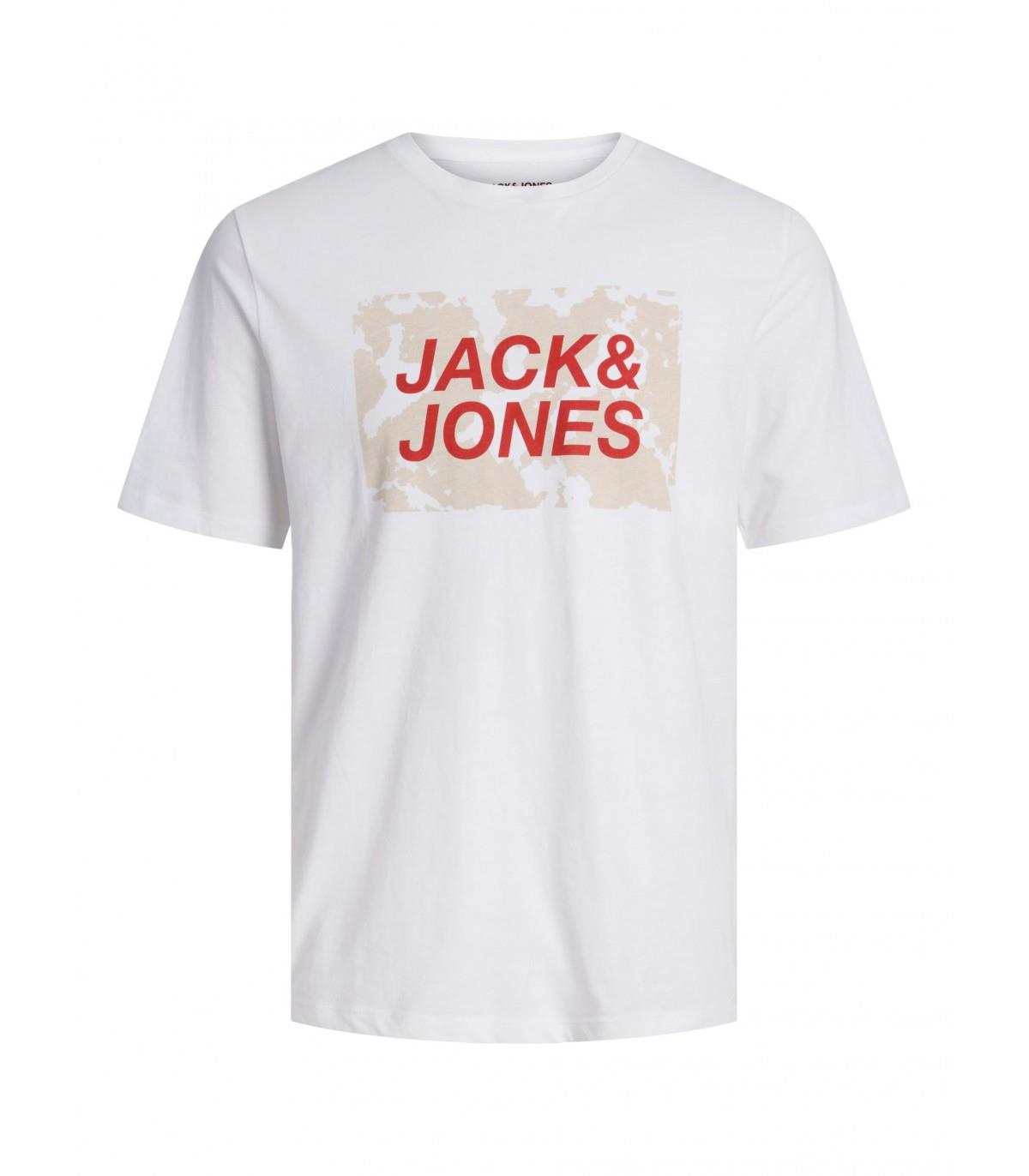 Jack&Jones Jcolauge Tee Ss Crew Neck Fst Erkek T-Shirt 12232356
