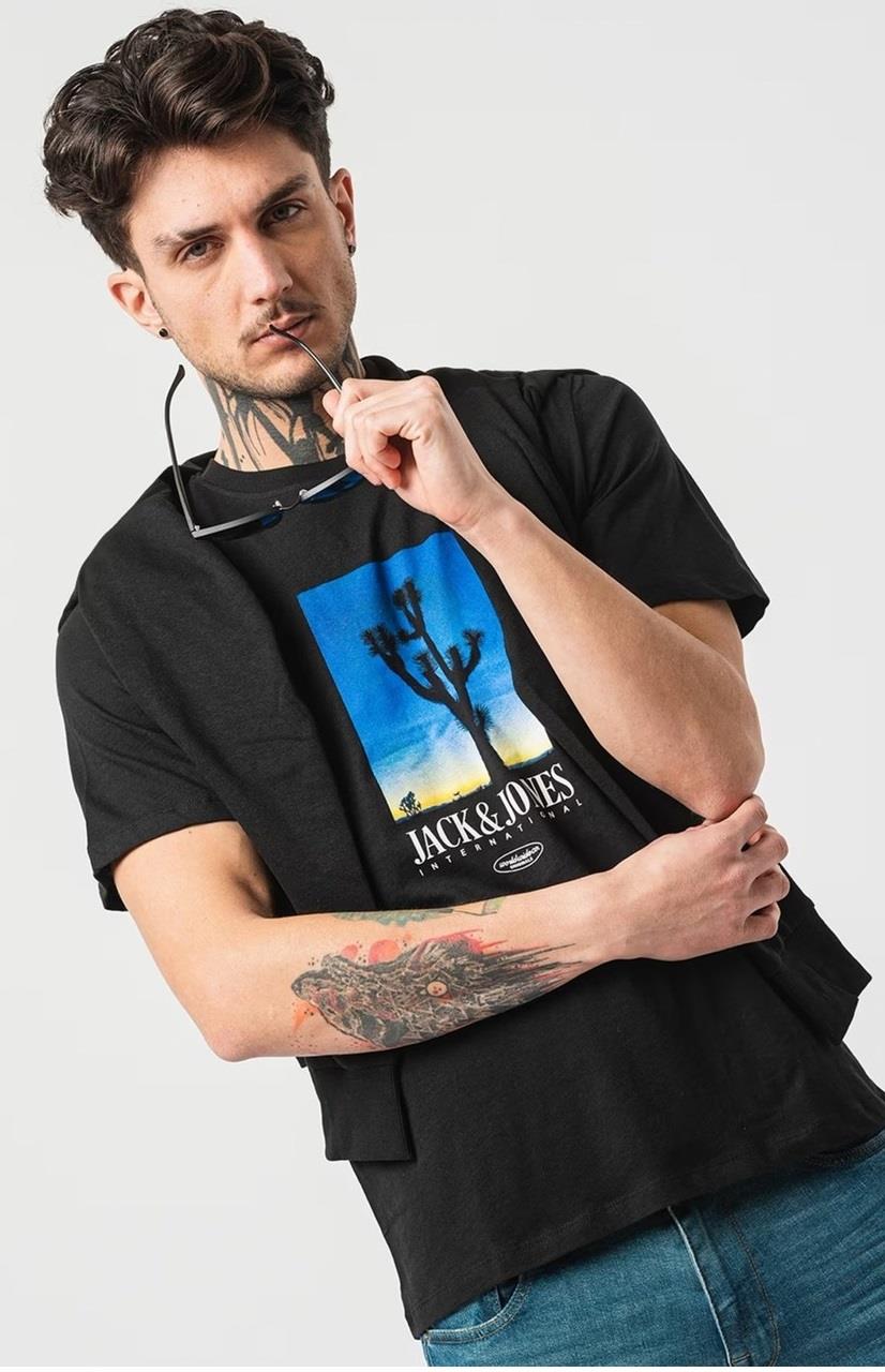 Jack&Jones Orıgınals Jorlucca  Tee Ss Crew Neck 2 Fst Erkek T-Shirt