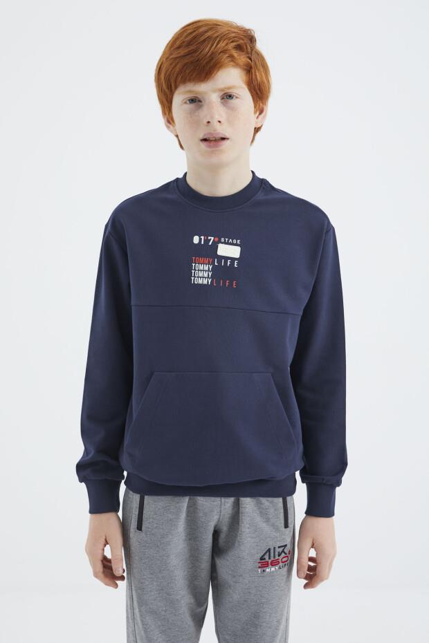 Tommy Life çocuk O Yaka Uzun Kol T-shirt