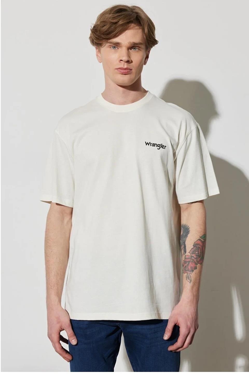 Wrangler Bisiklet Yaka T-shirt W7BFEEW03
