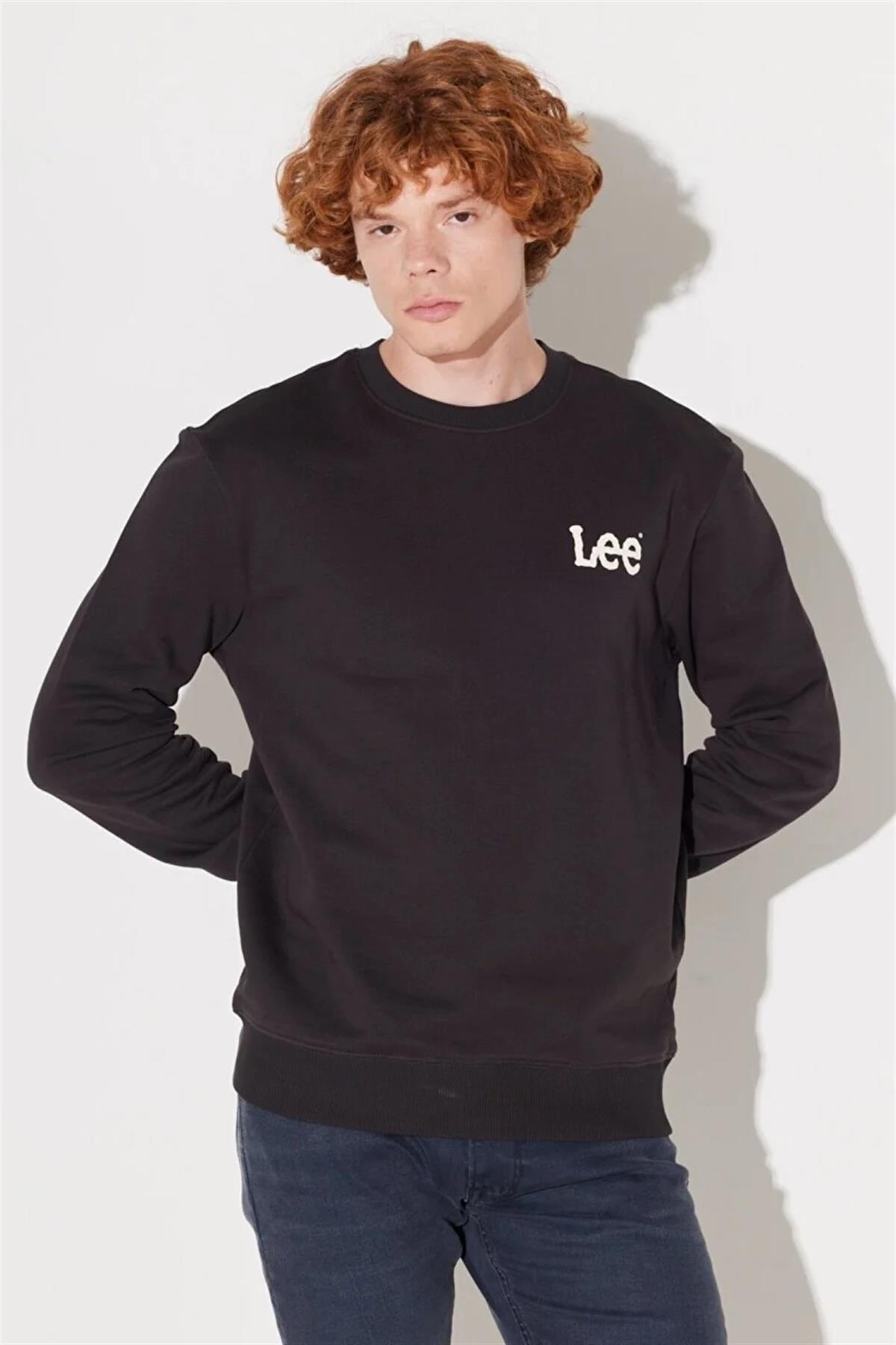 Lee Bisiklet Yaka Erkek Sweatshirt L81MRFON