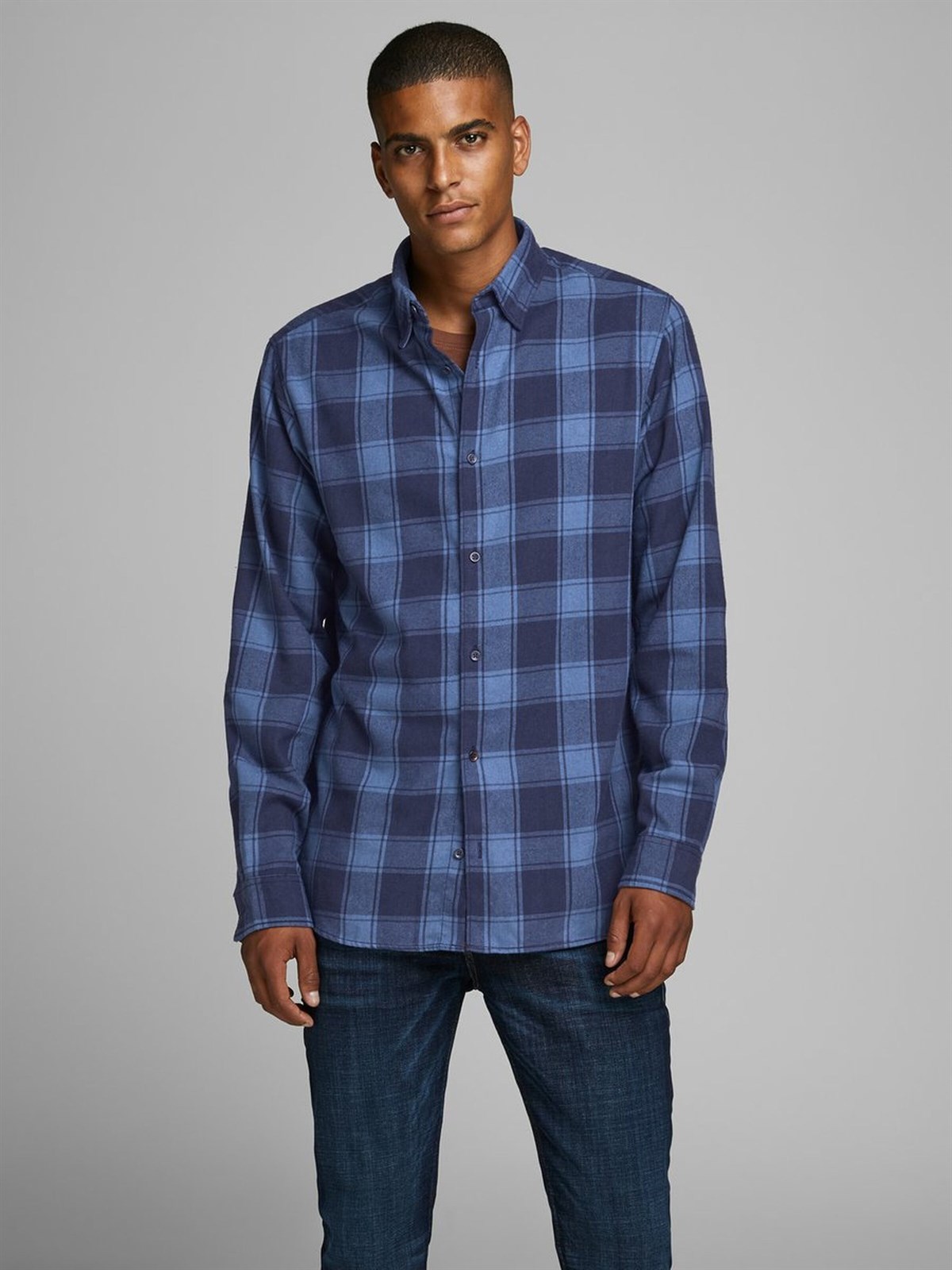 12161547NEBIMV3NEBIMV3|12161547|EnsignJACK&JONES JORTOMMY SHIRT LS ERKEK GÖMLEK - 12161547-Ensign Blue
