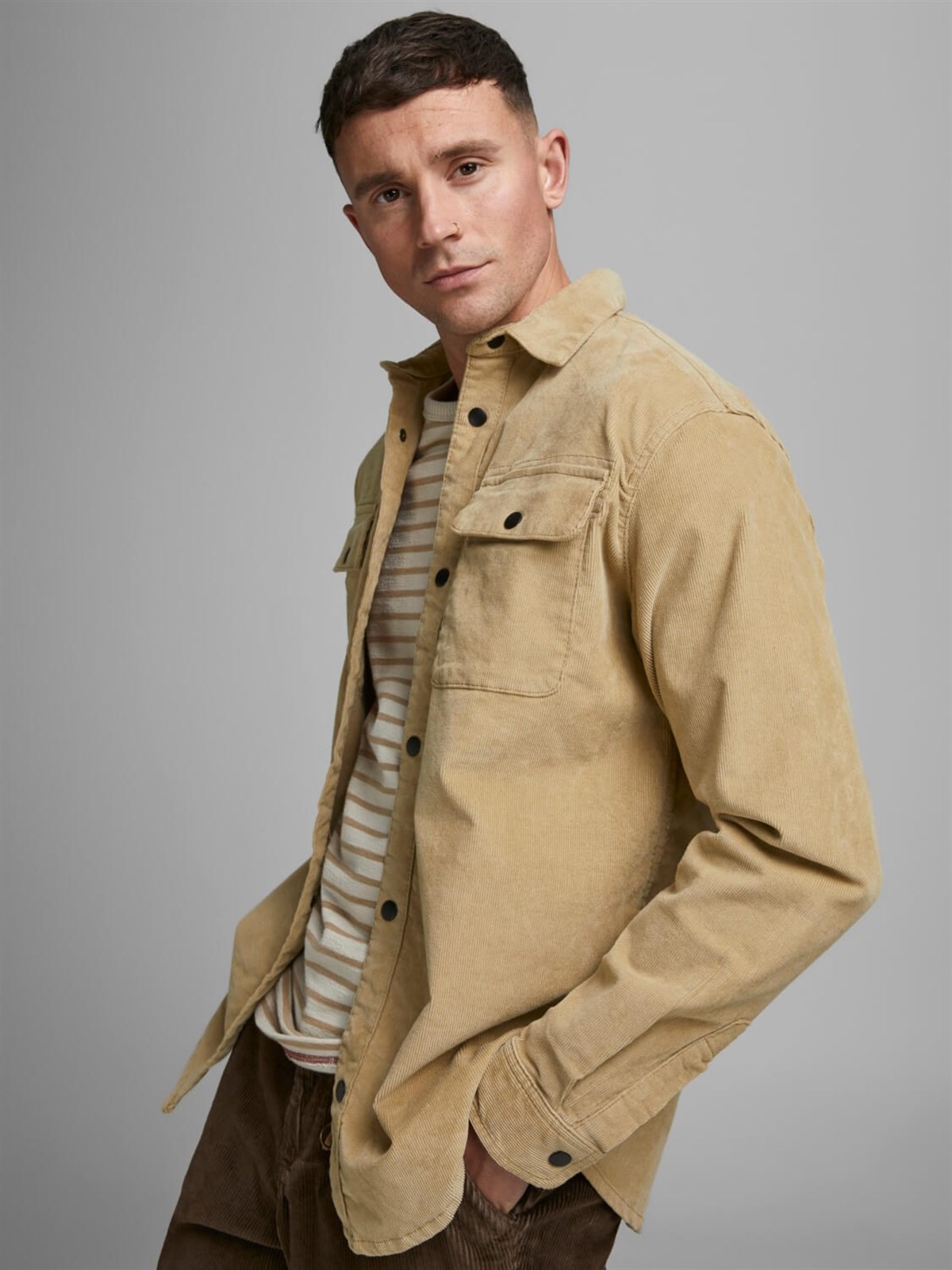 12178329Jack & Jones Jjıalfred Jjcorduroy  Erkek Gömlek-12178329