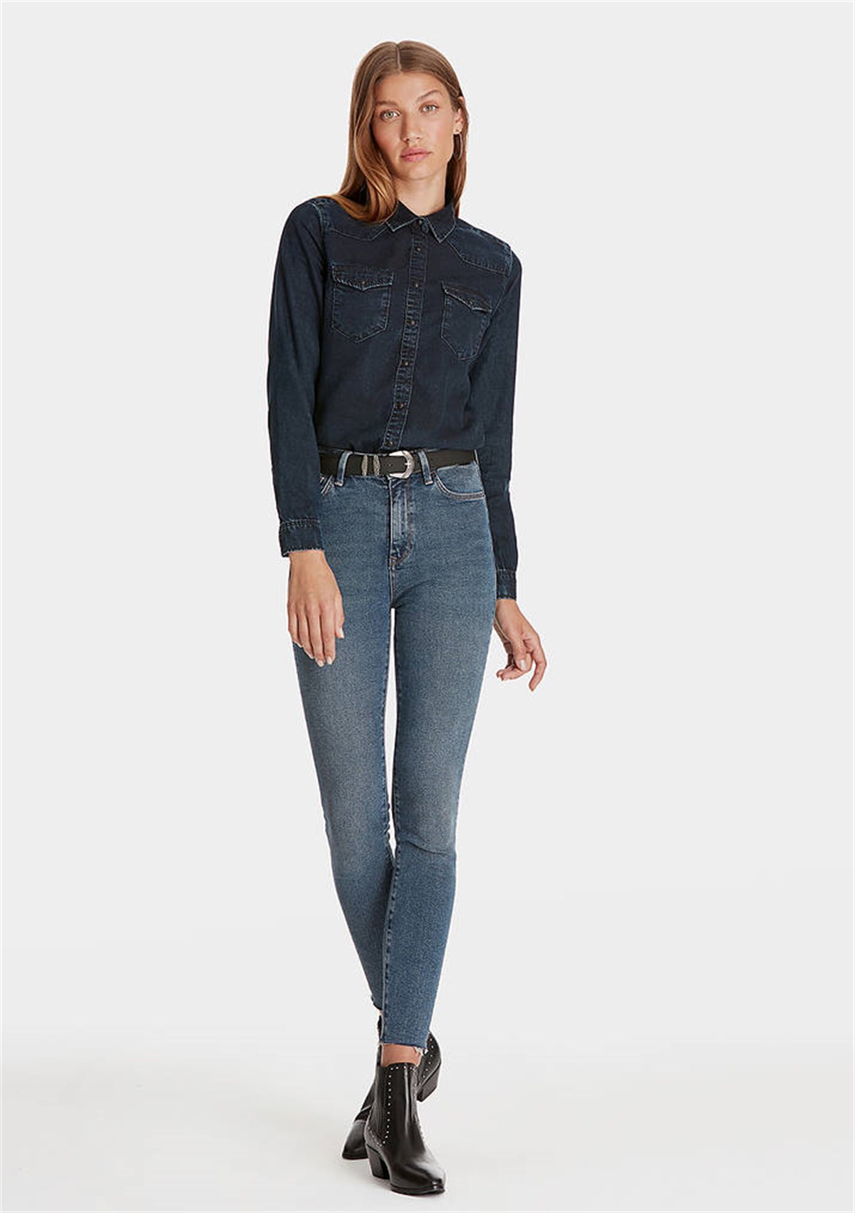121327-23171Mavi Eliza Ink Gold Denim