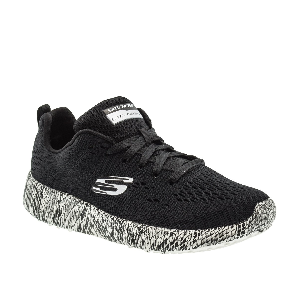 12737 BKWNEBIMV3NEBIMV3|12737 BKW|R003SKECHERS BURST KADIN AYAKKABI-SİYAH