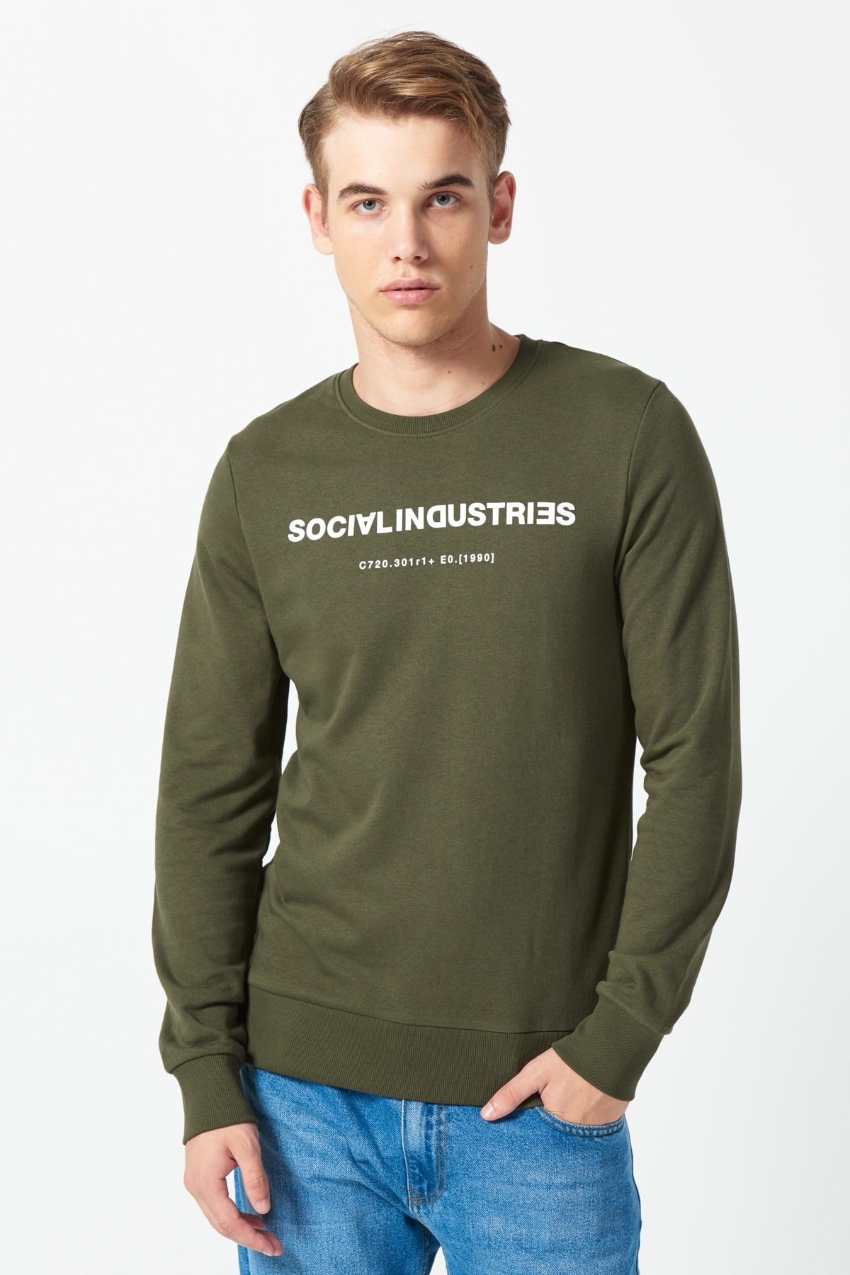 Jack&Jones Core Jcorainn Sweat Crew Neck Erkek Sweatshirt