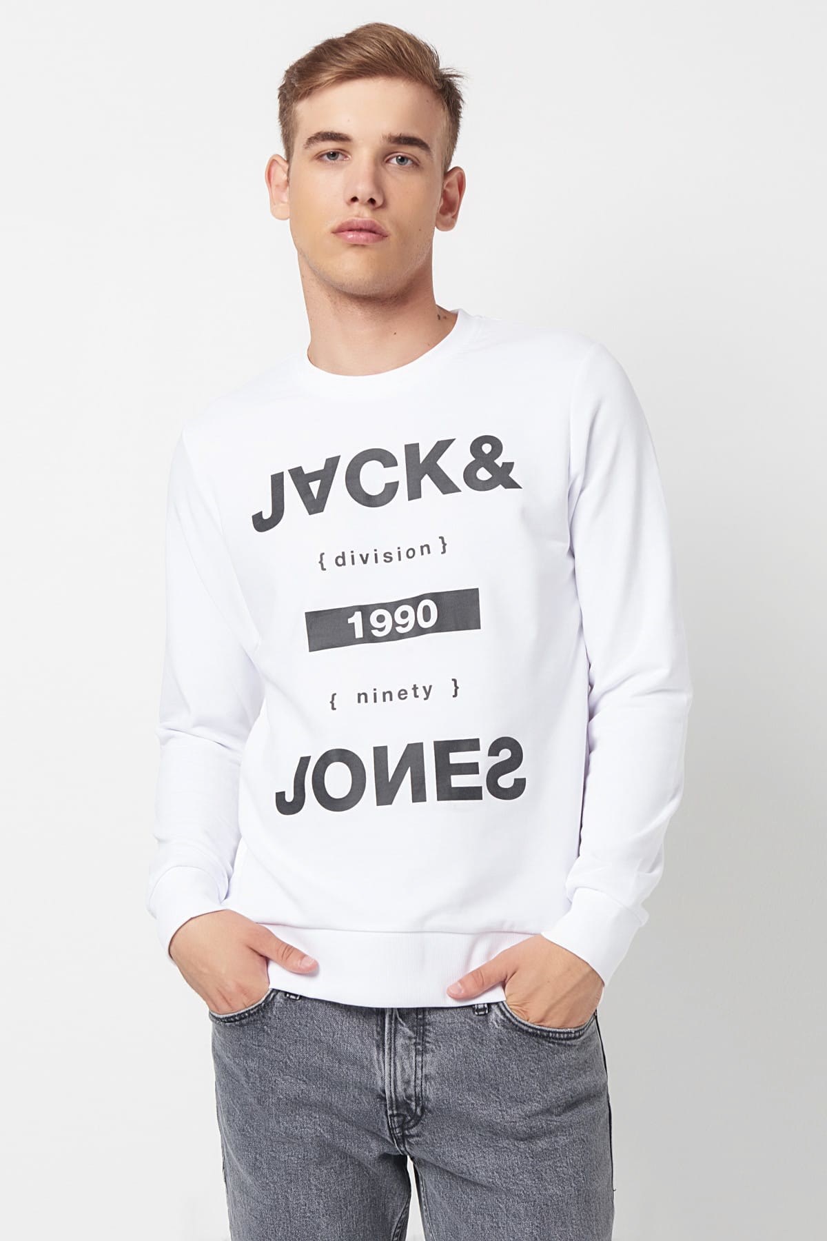 Jack&Jones Jcopilot Sweat Crew Neck Erkek Sweatshirt
