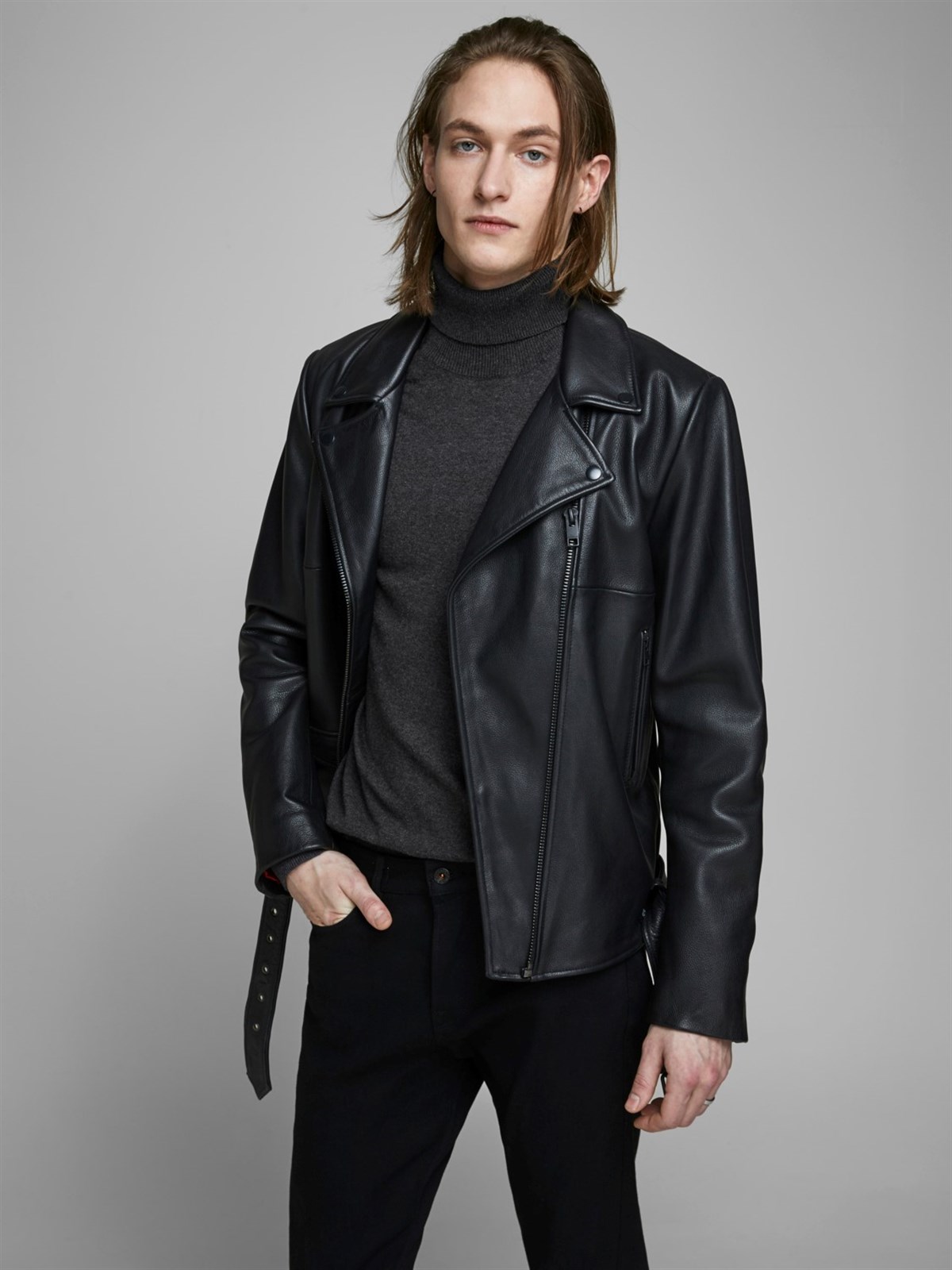 12157417Jack & Jones Jjeemil Knit Roll Neck Noos Erkek Kazak