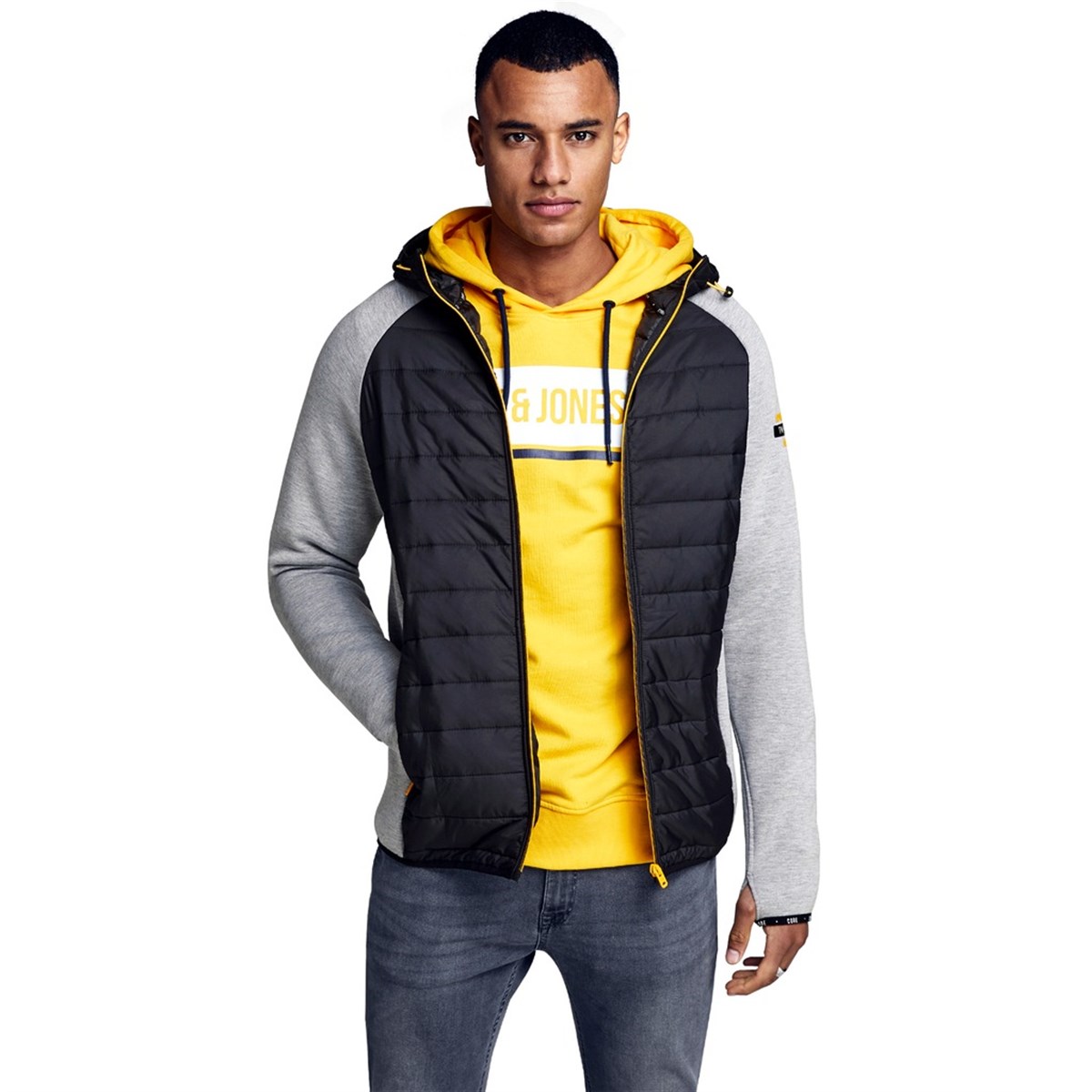 12148583Jack & Jones Jcocombi Jacket Erkek Mont