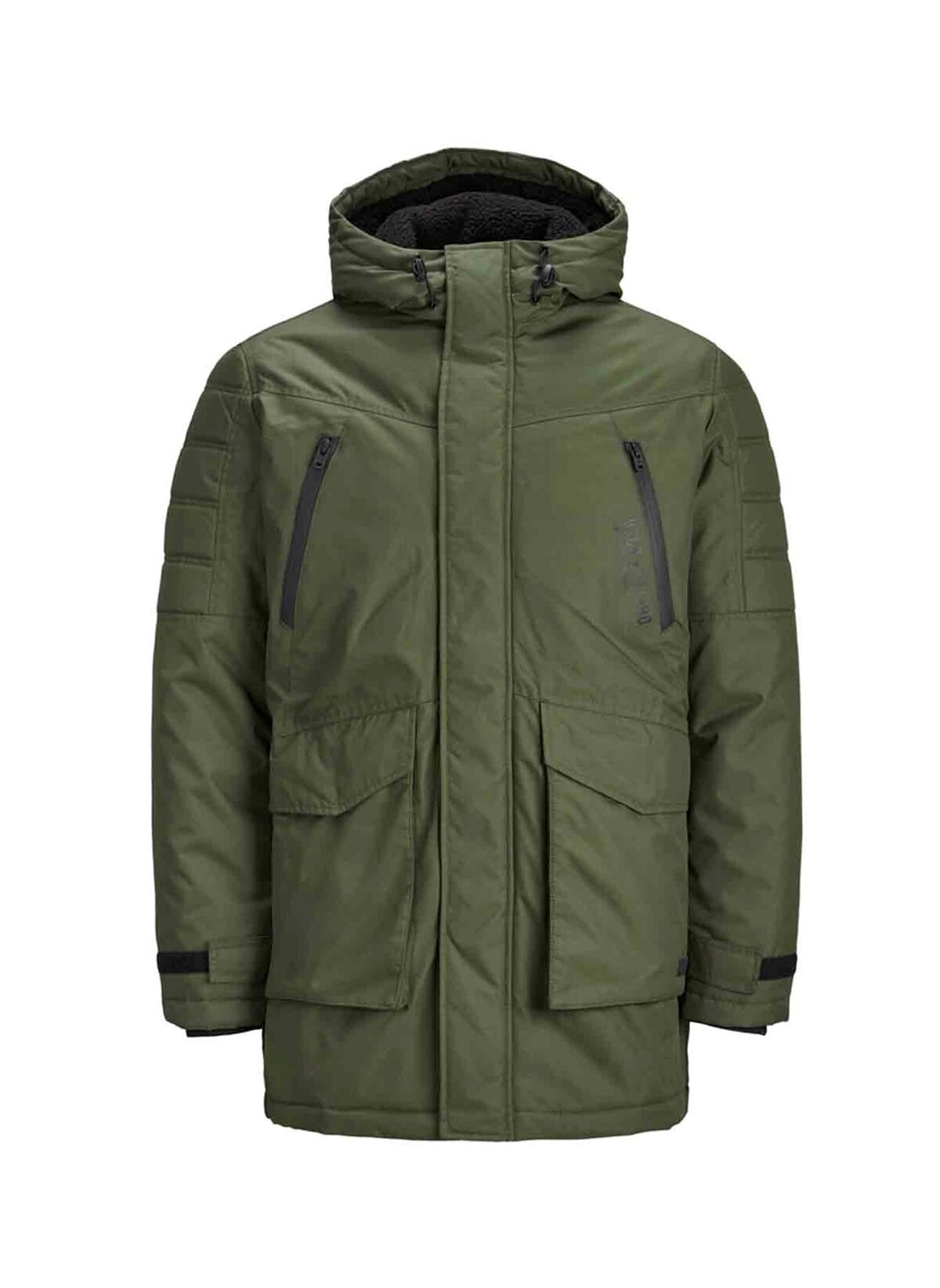 12157728NEBIMV3NEBIMV3|12157728|ForestJACK&JONES JCOSILBER PARKA ERKEK MONT-Forest Night