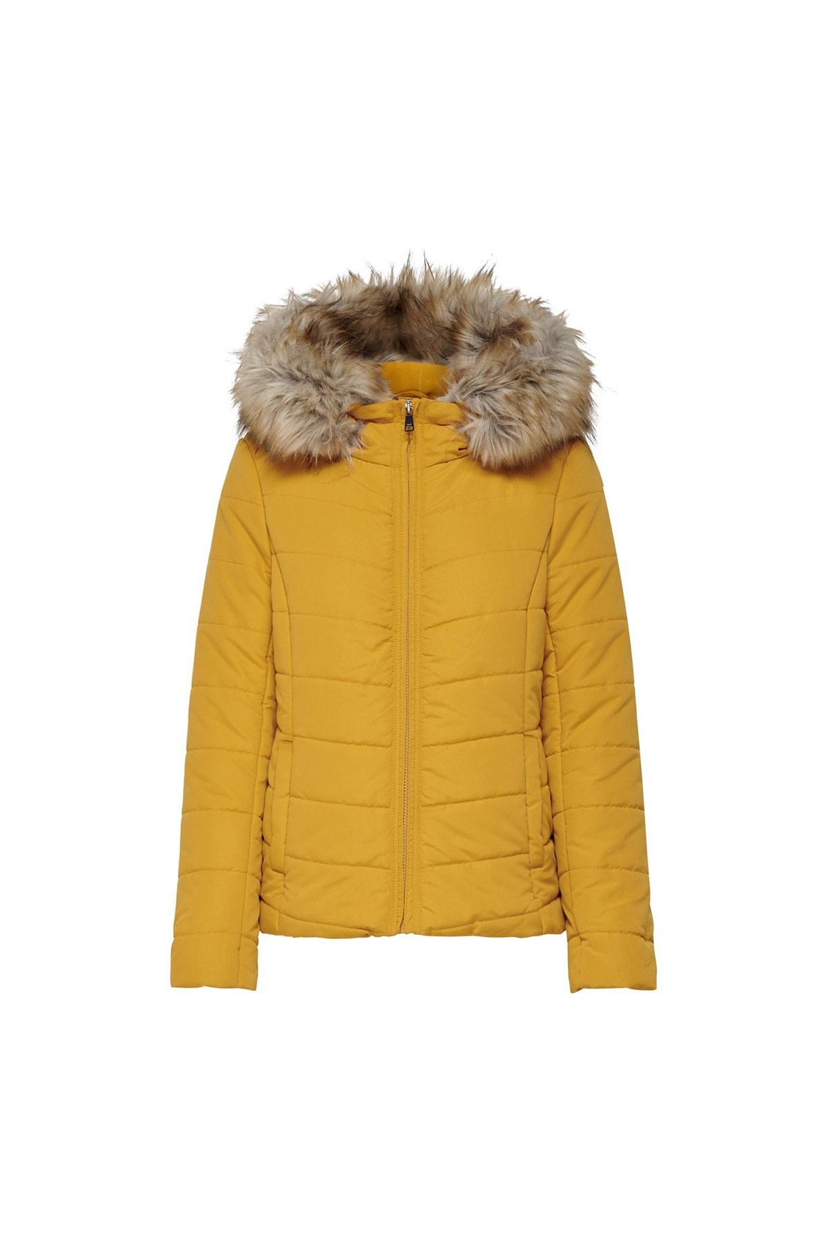 15193436NEBIMV3NEBIMV3|15193436|GoldenONLY ONLMELINA PADDED JACKET OTW KADIN MONT-Golden Yellow
