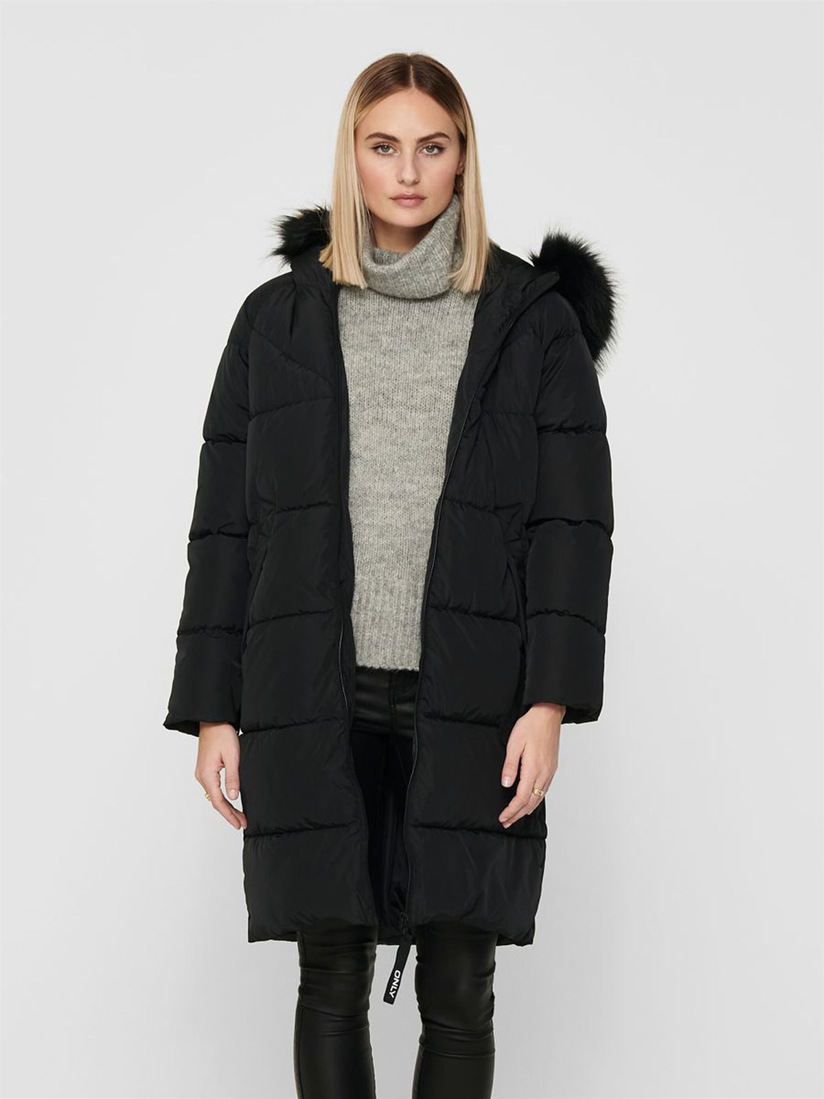 15205637Only Onlmonica Long Puffer Kadın Mont 15205637