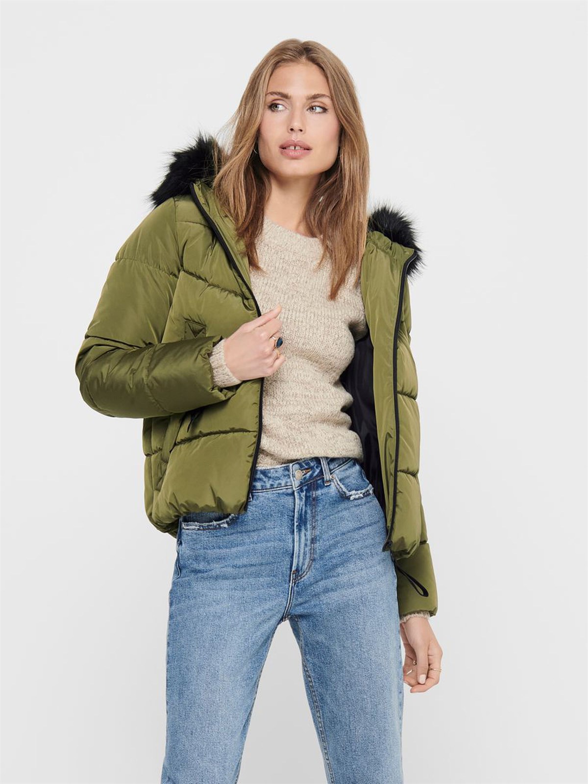 15205638Only Onlmonica Short Puffer Kadın Mont 15205638
