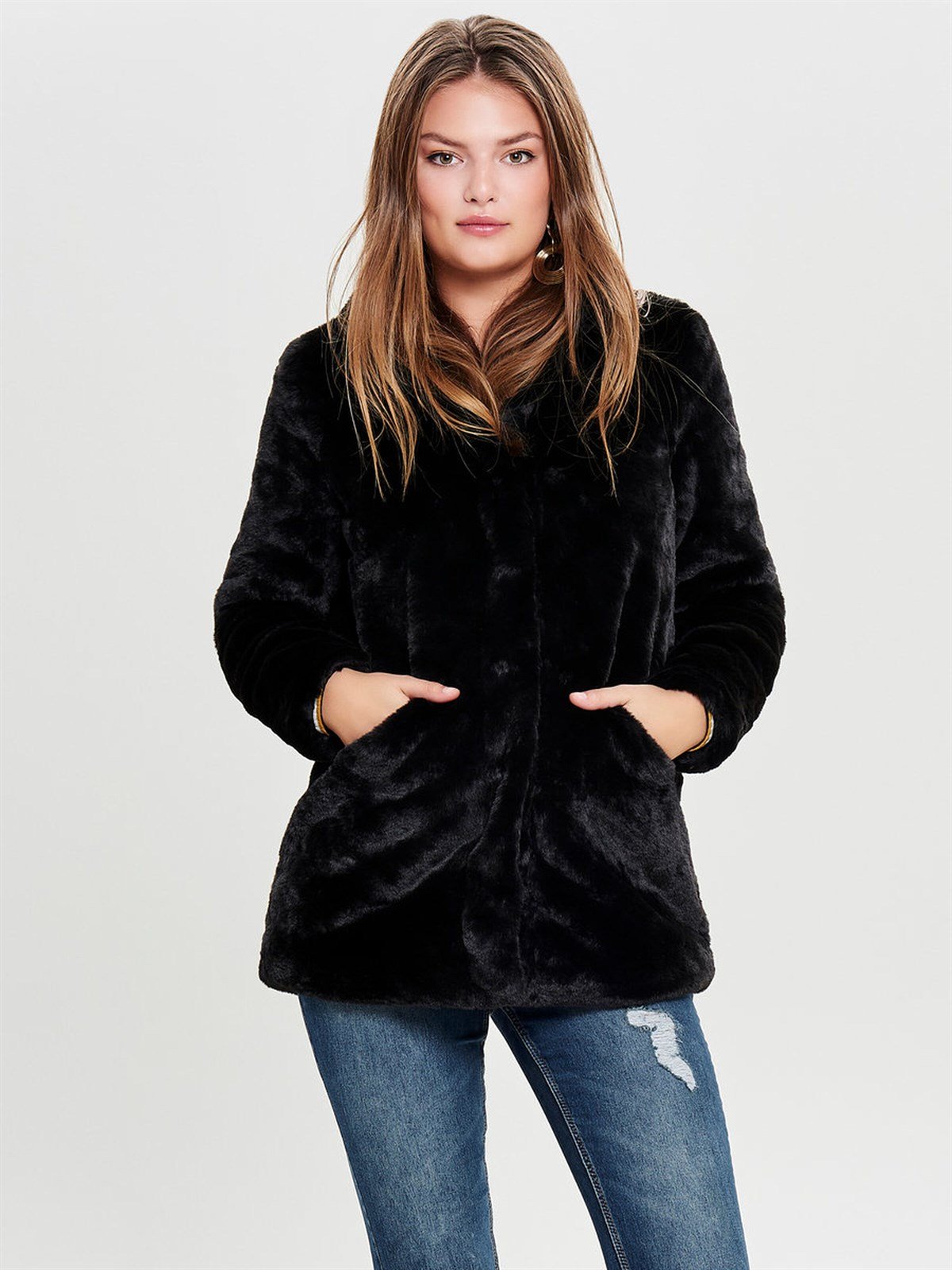 15164600Only Onlvida Faux Fur Kadın Mont 15164600