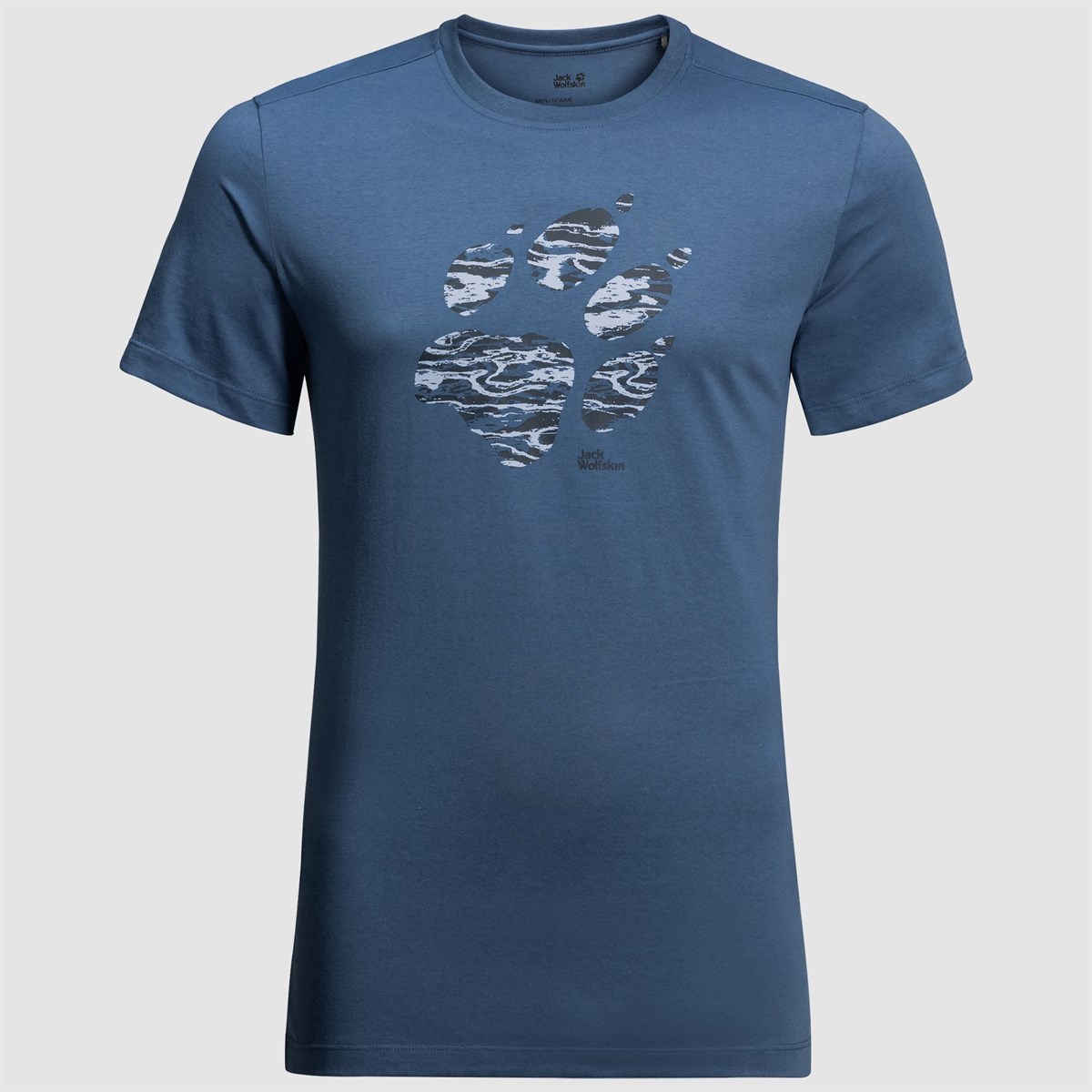 1806341NEBIMV3NEBIMV3|1806341|16553JACK WOLFSKIN MARBLE PAW T MEN ERKEK T-SHIRT-ocean wave