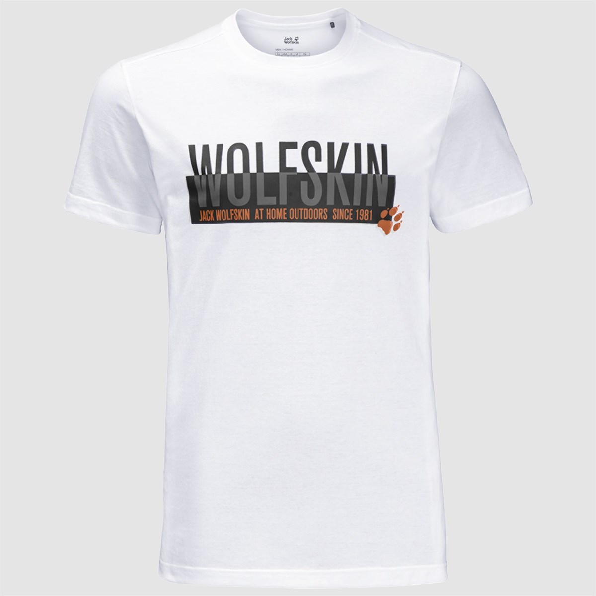 1805641NEBIMV3NEBIMV3|1805641|17898JACK WOLFSKIN SLOGAN T MEN ERKEK T-SHIRT-white rush